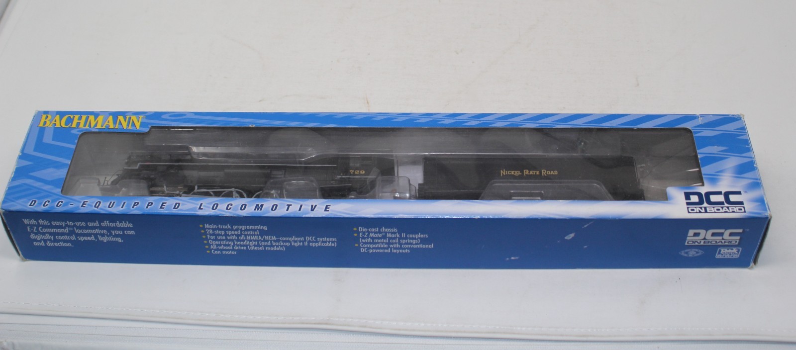 Bachmann Nickel Plate Road 284 Berkshire Steam Locomotive 729  DCC On Bo G2U