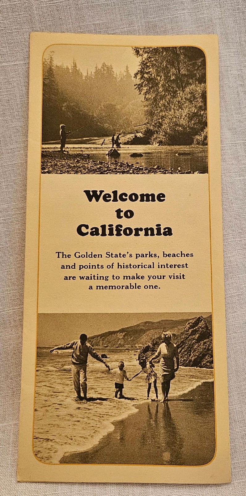 VINTAGE WELCOME TO CALIFORNIA PAMPHLET 1960'S VINTAGE WELCOME TO CALIFORNIA PAMPHLET 1960'S