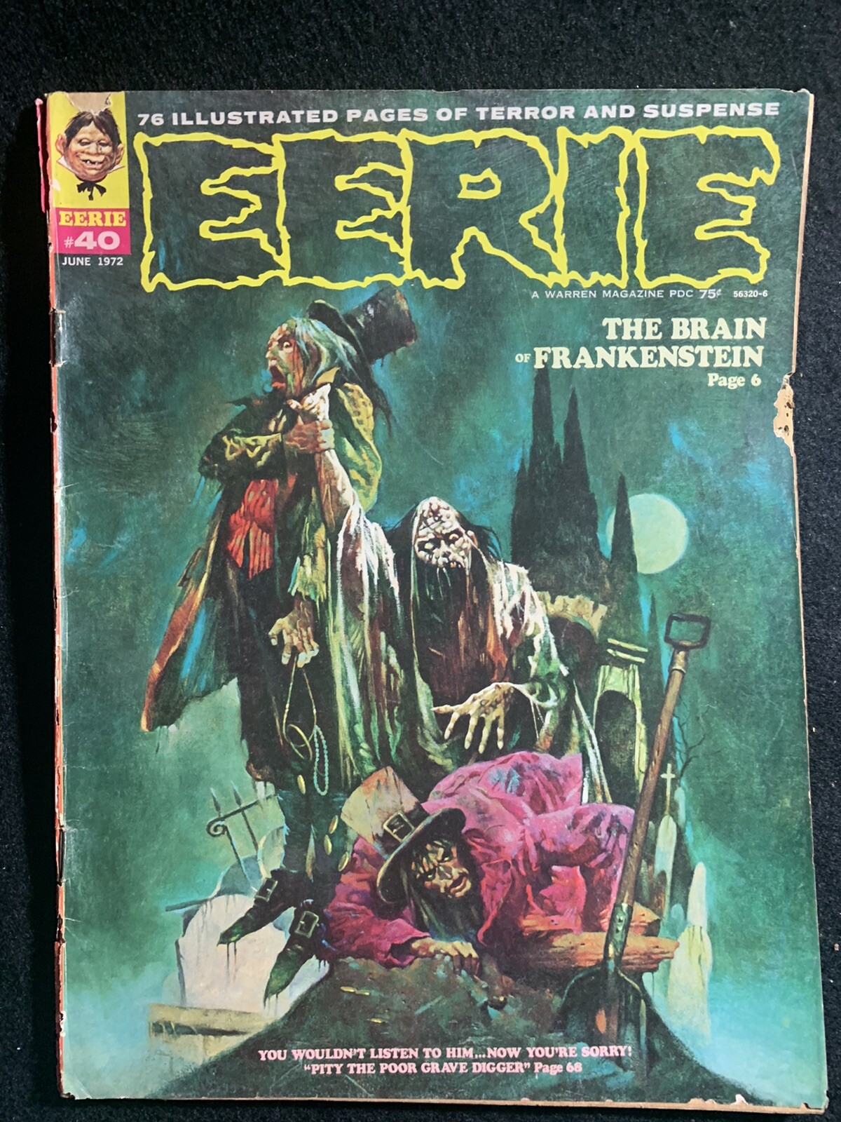 EERIE #40 Warren Magazine 1972 Bronze Age