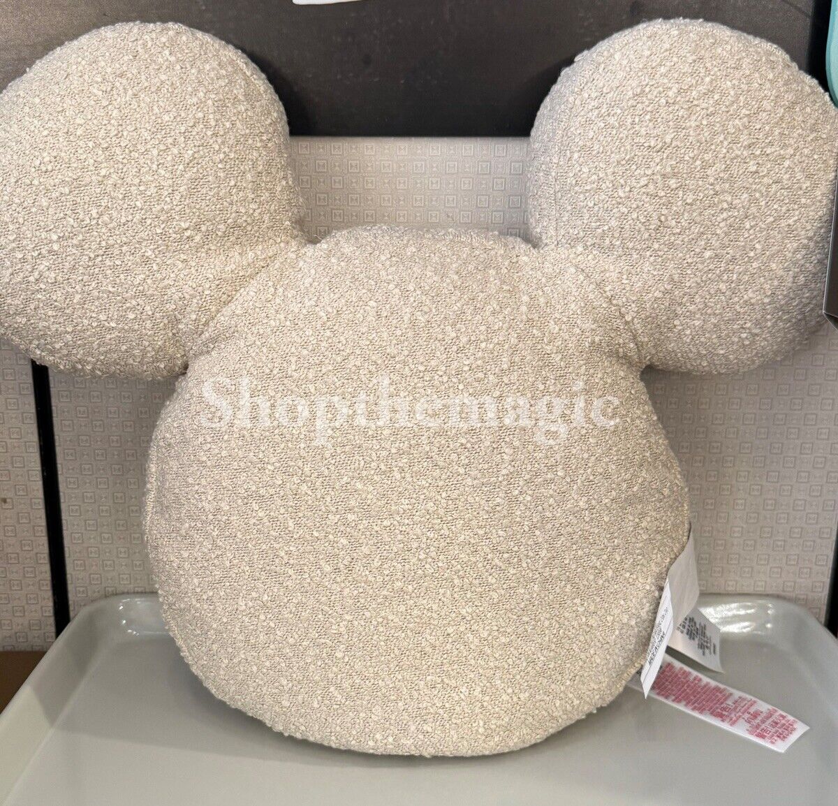 2024 Disney Parks Homestead Soft Mickey Mouse  Icon Weighted Throw Pillow New