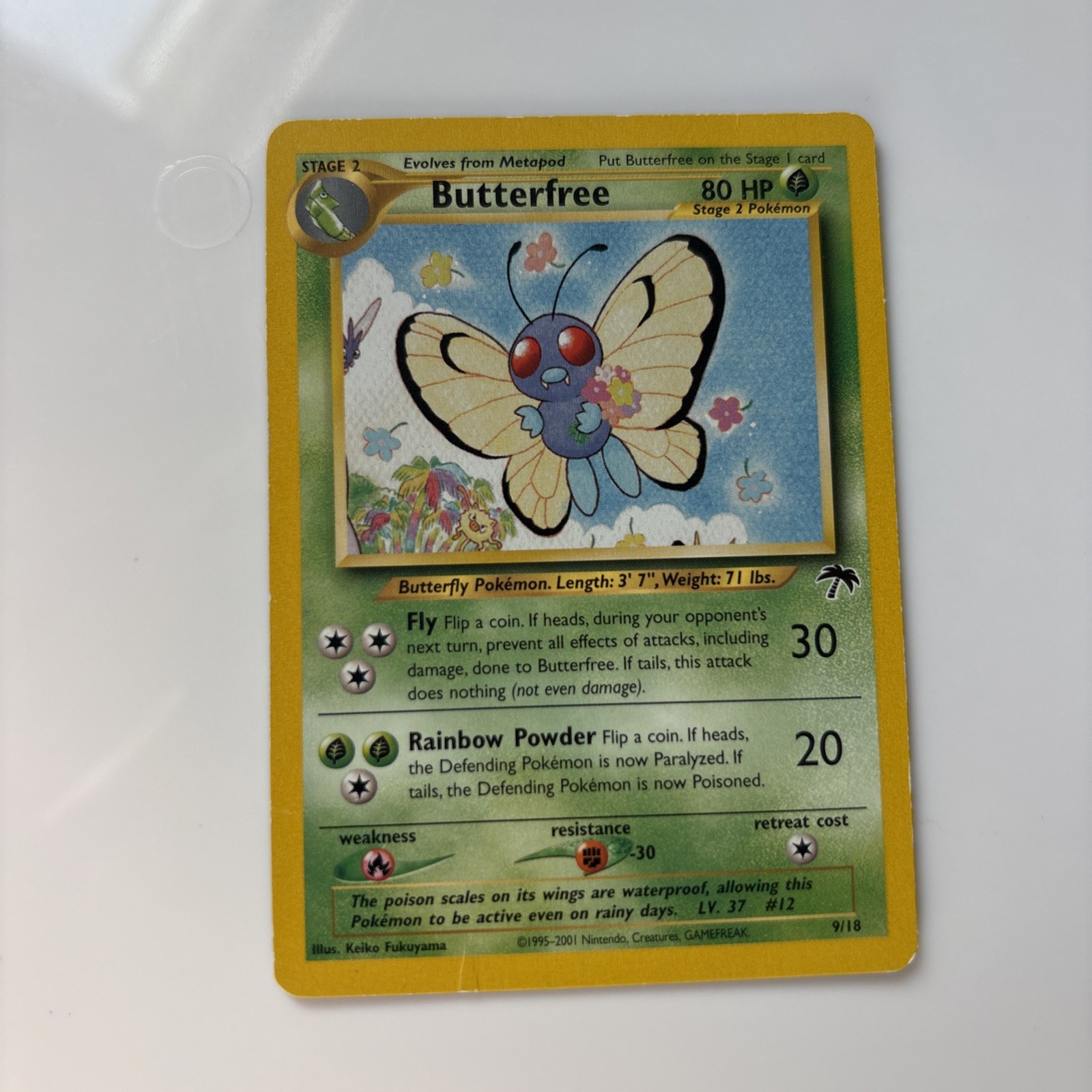 Butterfree 9/18 - Southern Islands Regular - Pokemon TCG - LP/MP