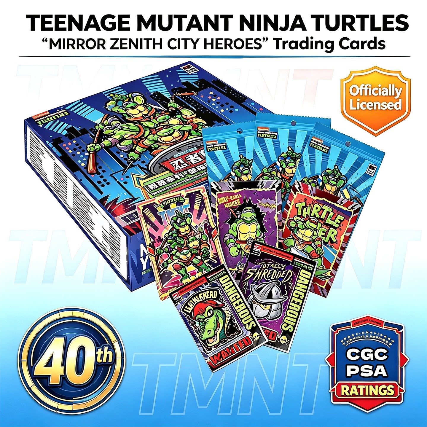 VANLUCK Teenage Mutant Ninja Turtles Mirror Zenith Collection Trading Cards  Box