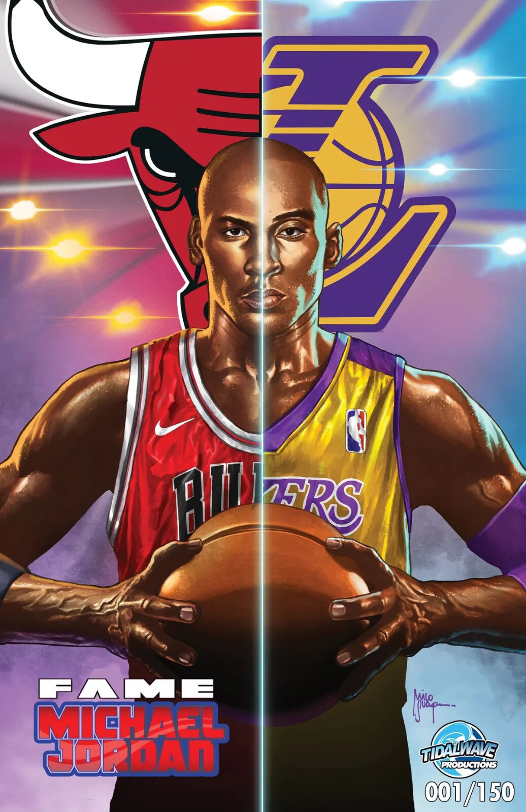FAME:   MICHAEL JORDAN #1 MICO SUAYAN -  NYCC EXCLUSIVE - KOBE BRYANT - LTD 150
