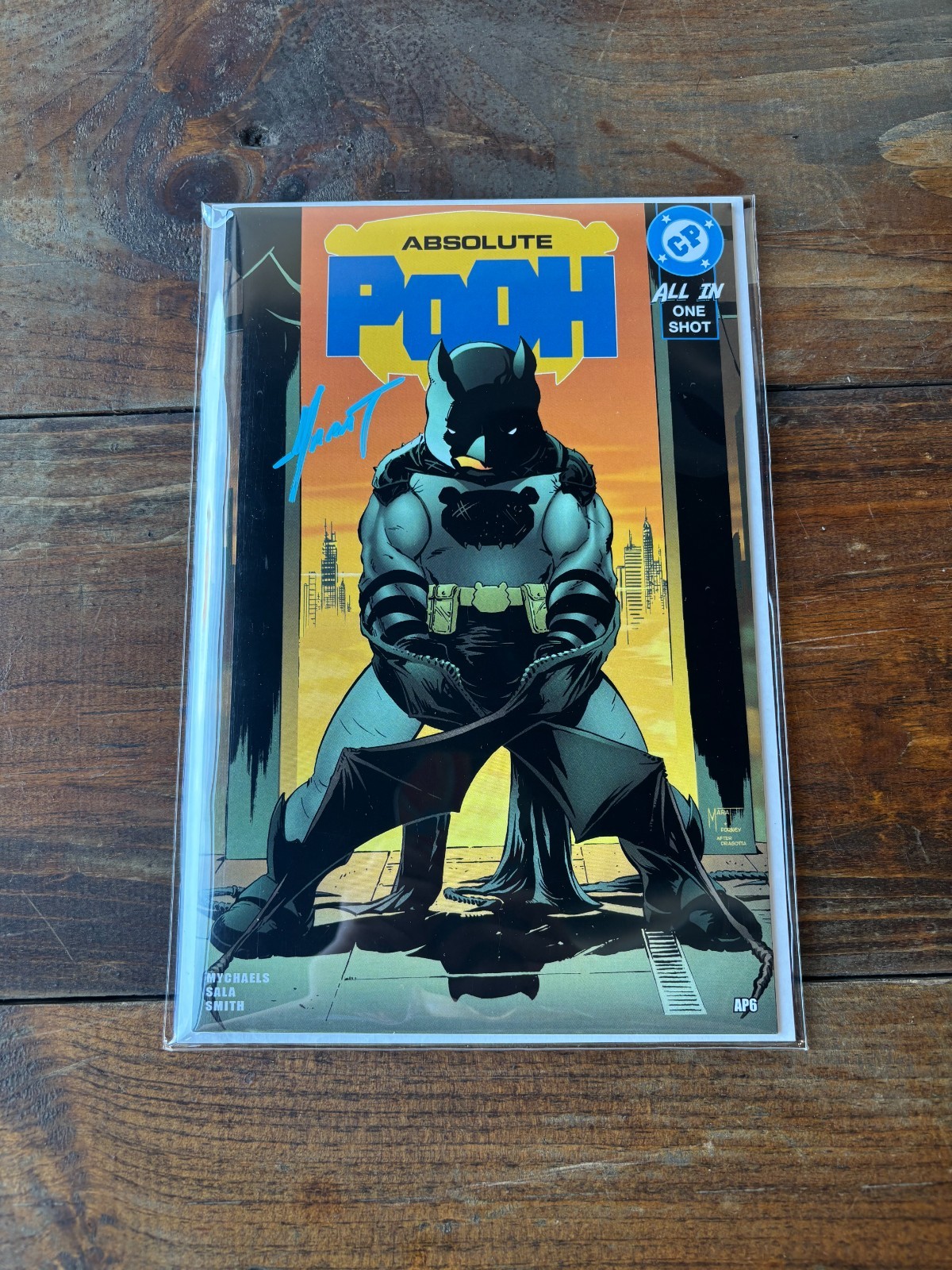 Absolute Pooh One Shot Signed by Marat w/cert NM to NM+