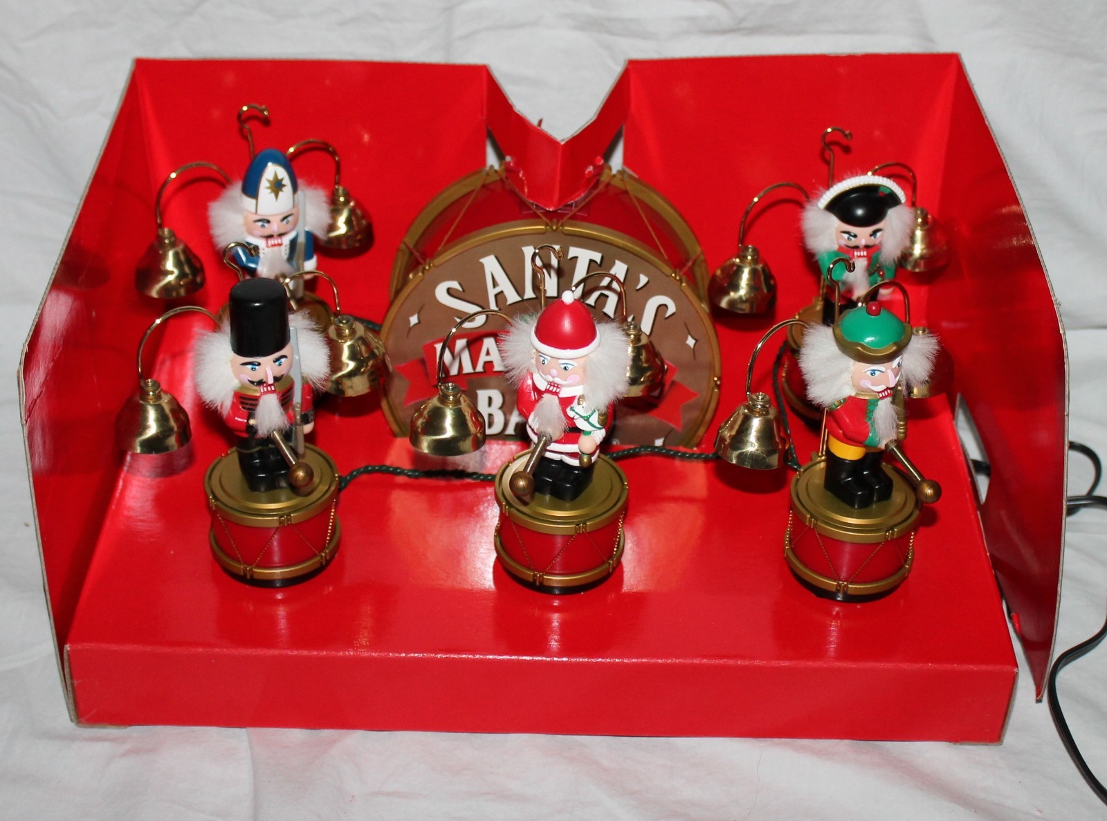 Vintage Mr. Christmas Nutcracker Santa\'s Marching Band NOS No Box Tested/Video