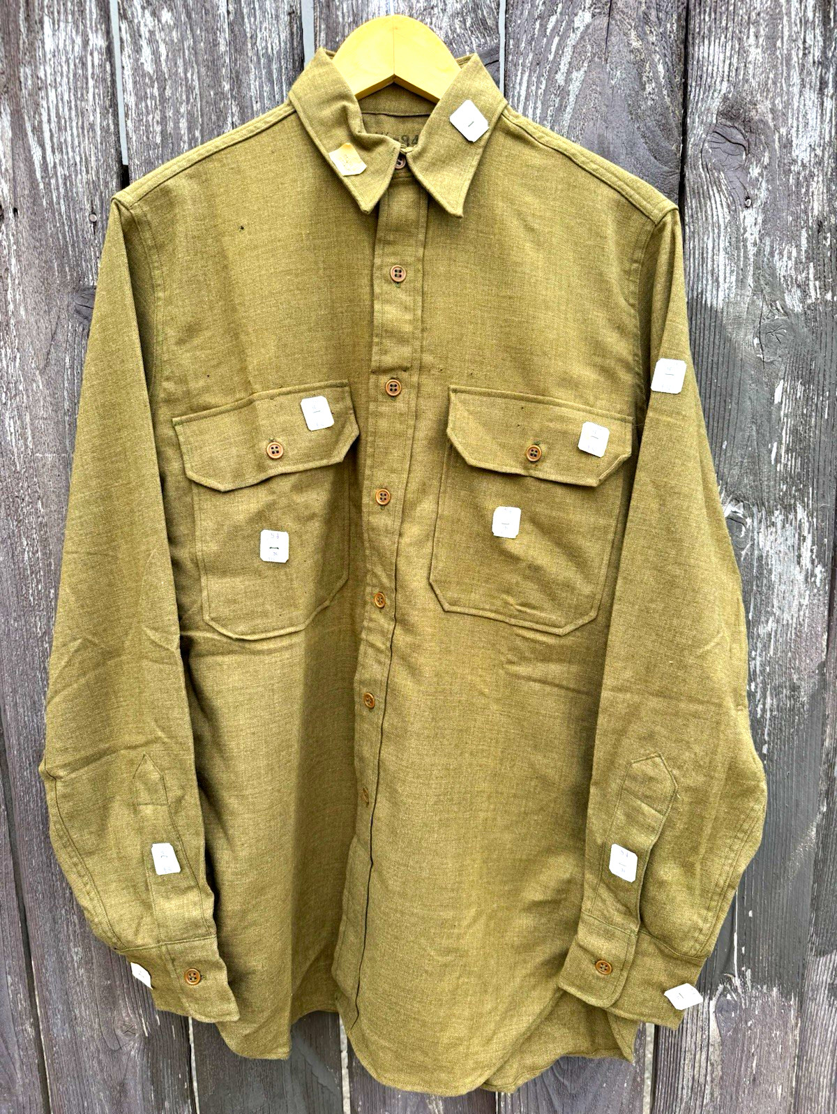 Deadstock WWII M1937 Wool Shirt with cutter tags