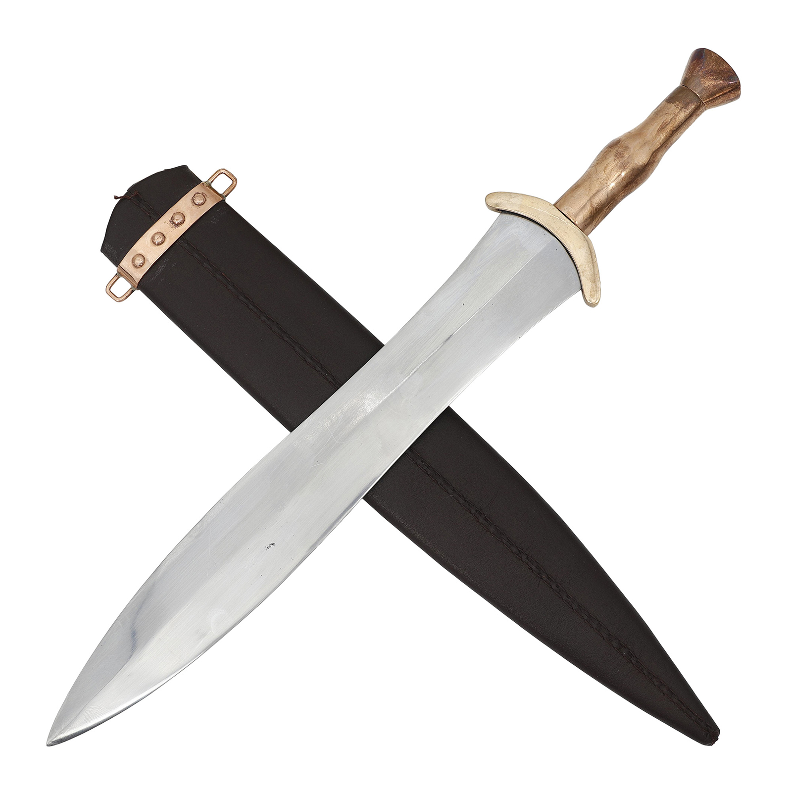 Authentic Ancient Short Sword Sharp and polished EN45 steel blade