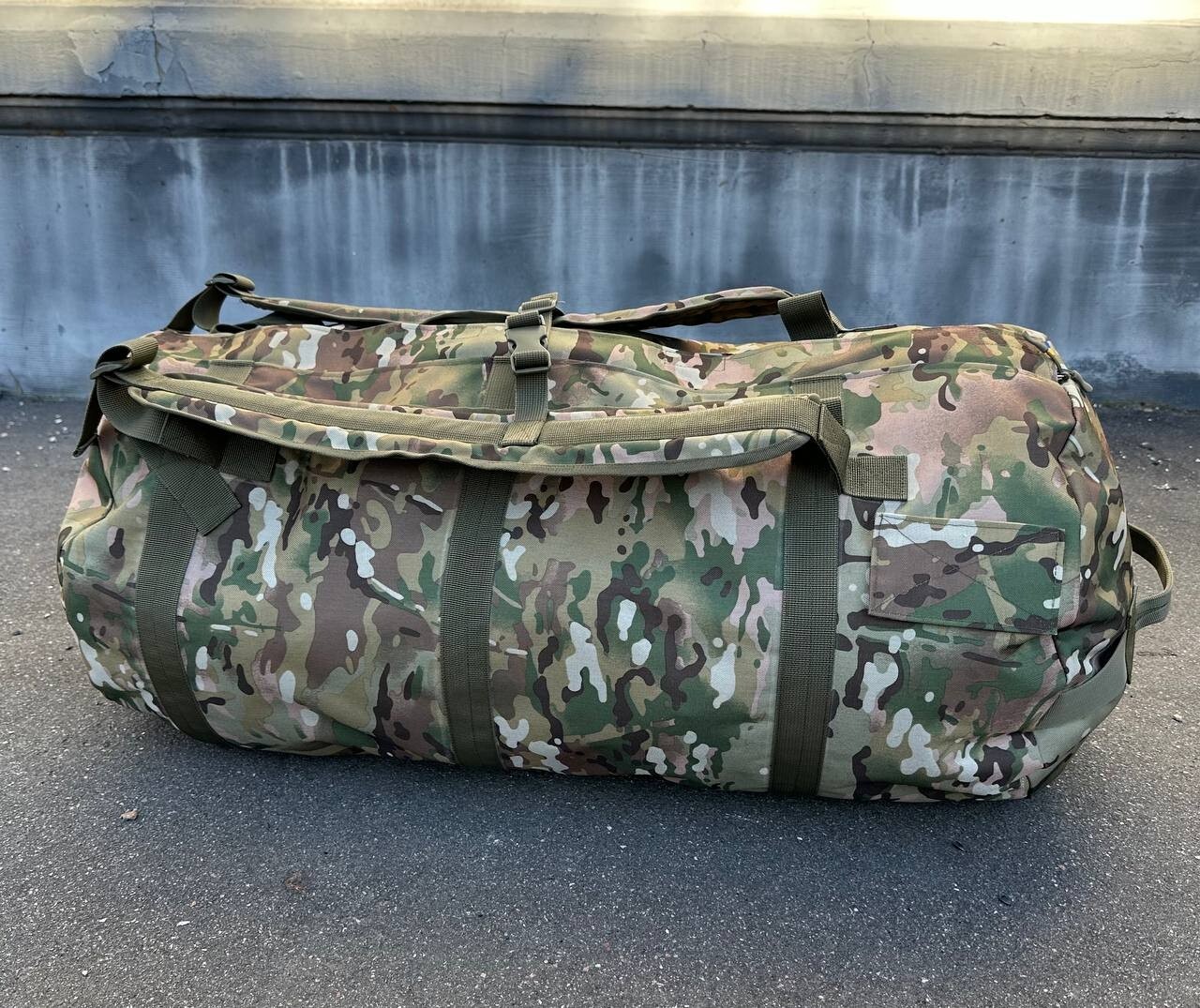 120L Multicam Tactical Duffle Bag Waterproof 900D Army Transport Backpack Trunk