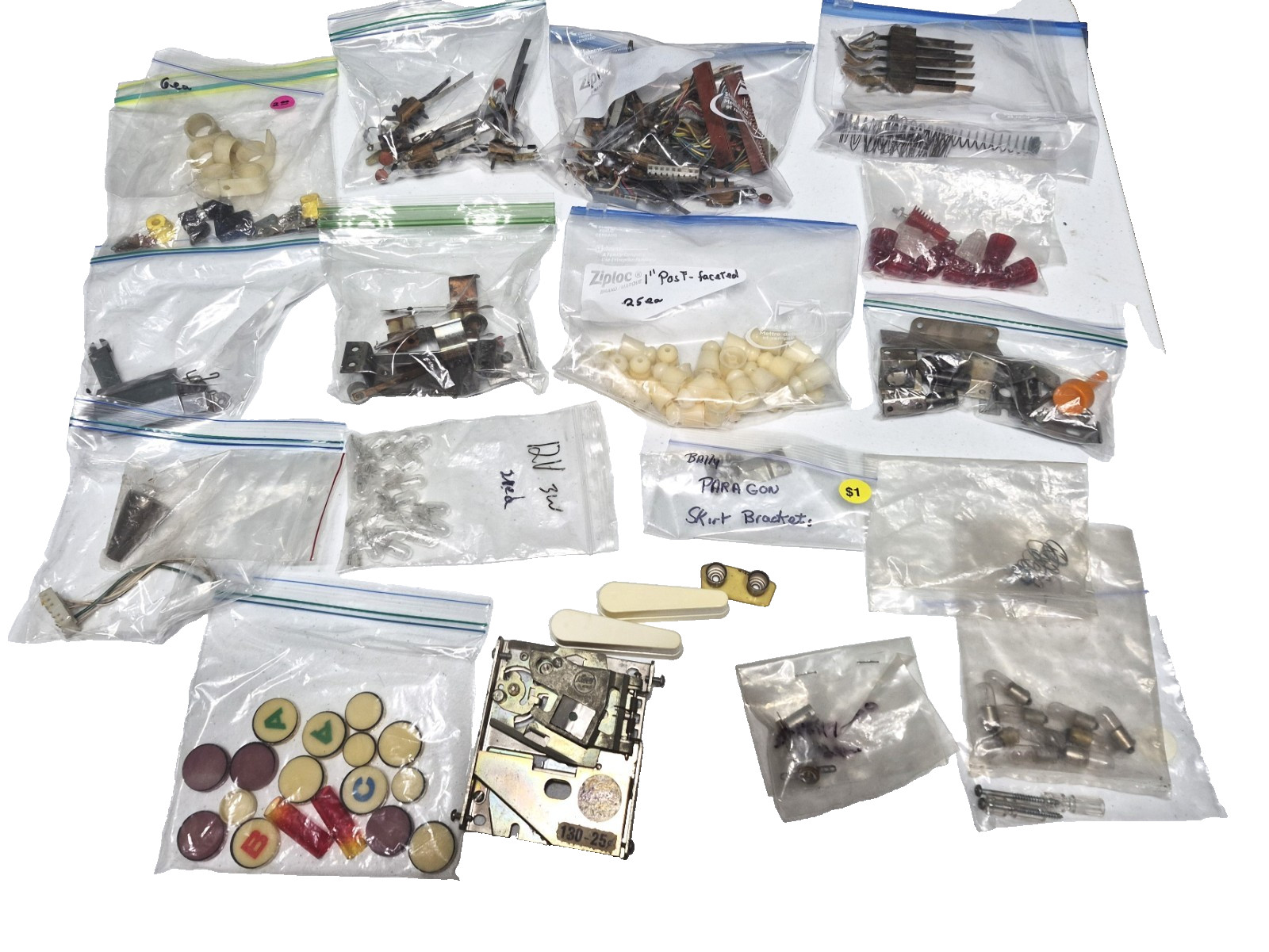 Lot of Used Pinball Machine Parts  - William's Bally Gottlieb