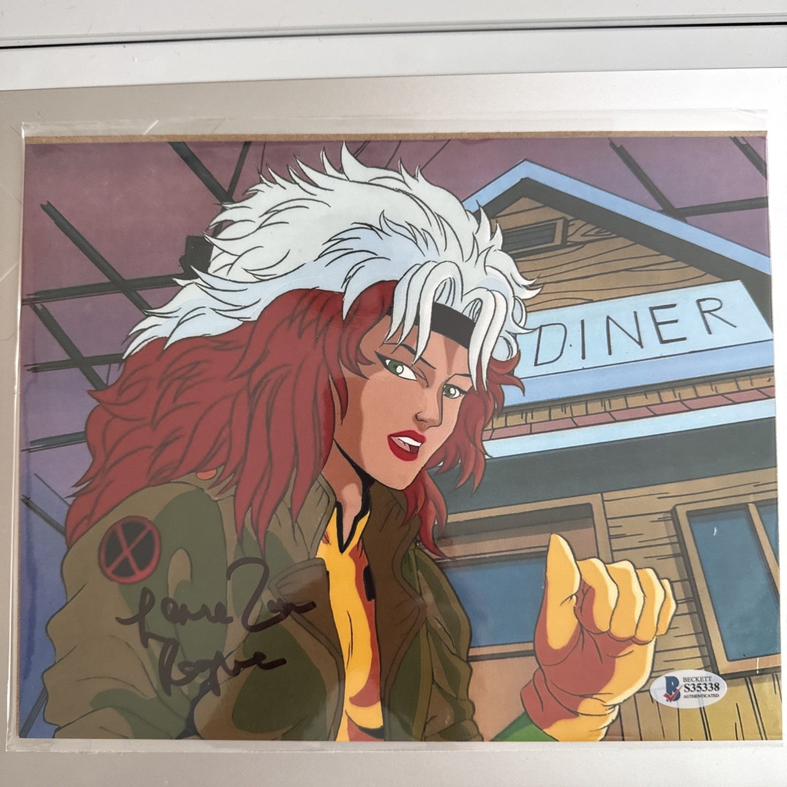 BAM BOX EX AUTOGRAPH LENORE ZANN ROGUE VARIANT X-MEN CARTOON BECKETT CERT #5/99