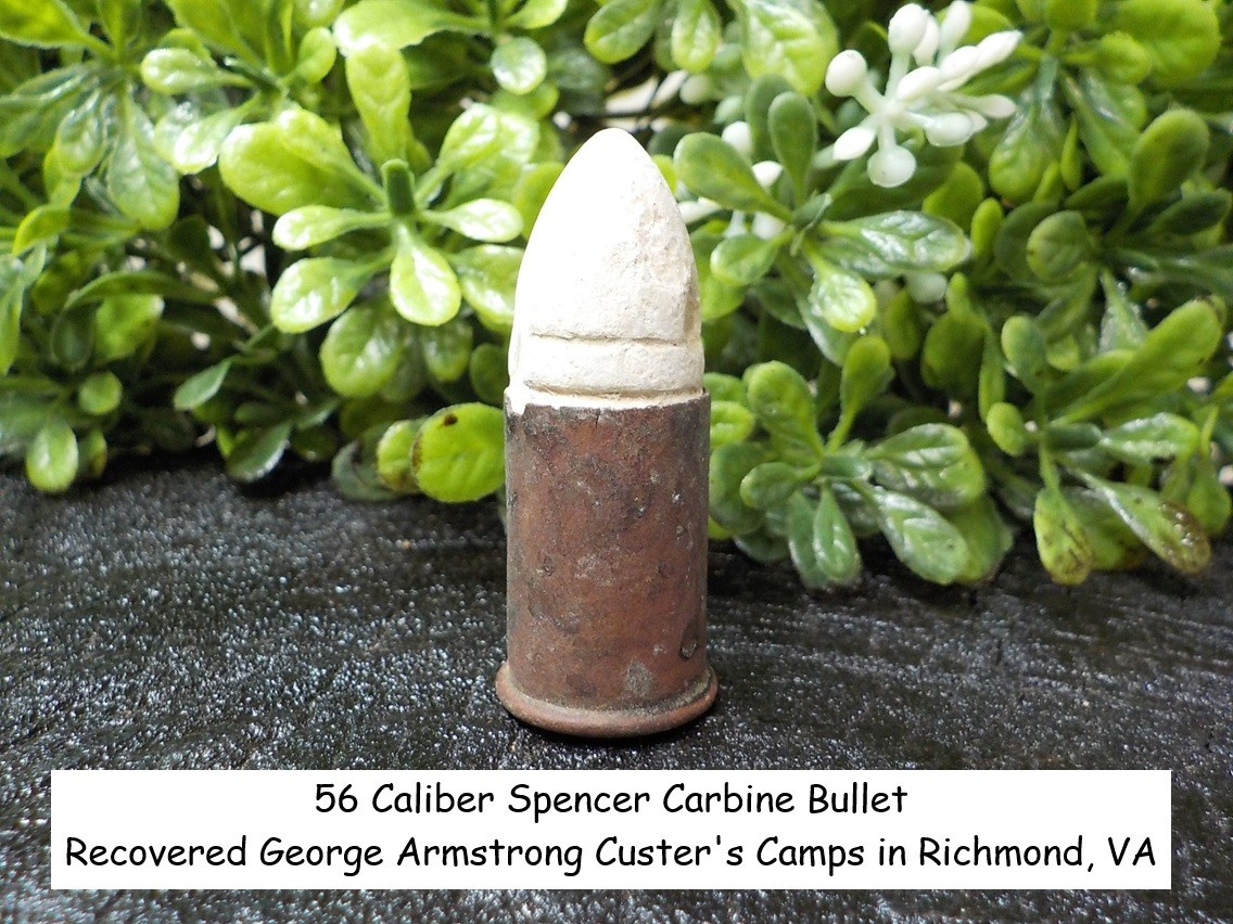 Old Rare Vintage Antique Civil War Relic 56 Caliber Spencer George Custer Camp Old Rare Vintage Antique Civil War Relic 56 Caliber Spencer George Custer Camp