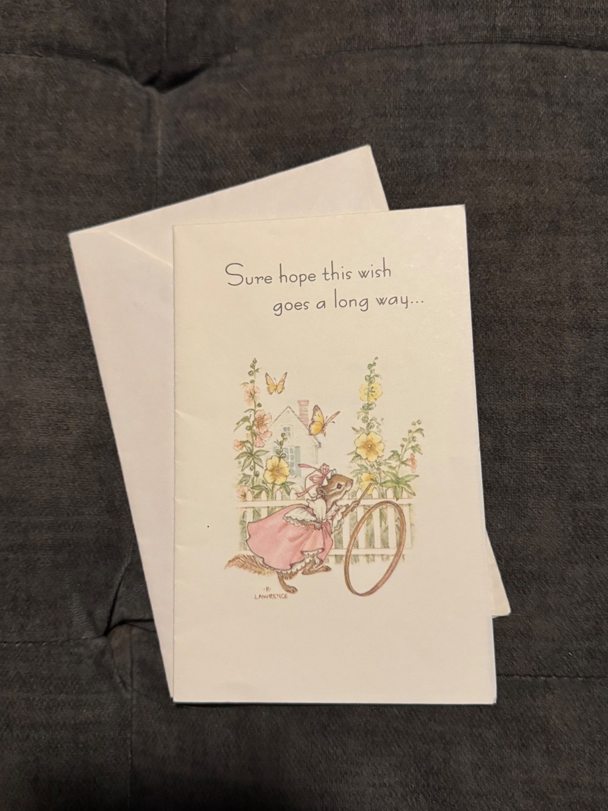 Vintage Tiny Talk Mouse Greeting Card K Lawrence American Greetings 1985 NOS Vintage Tiny Talk Mouse Greeting Card K Lawrence American Greetings 1985 NOS