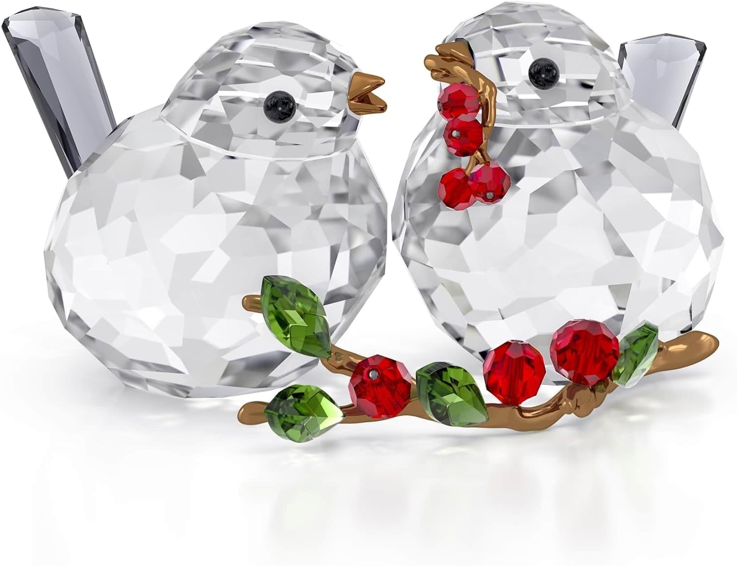 Swarovski 5701371 NEW Figurine Idyllia Bird Couple and Berries Multicolor