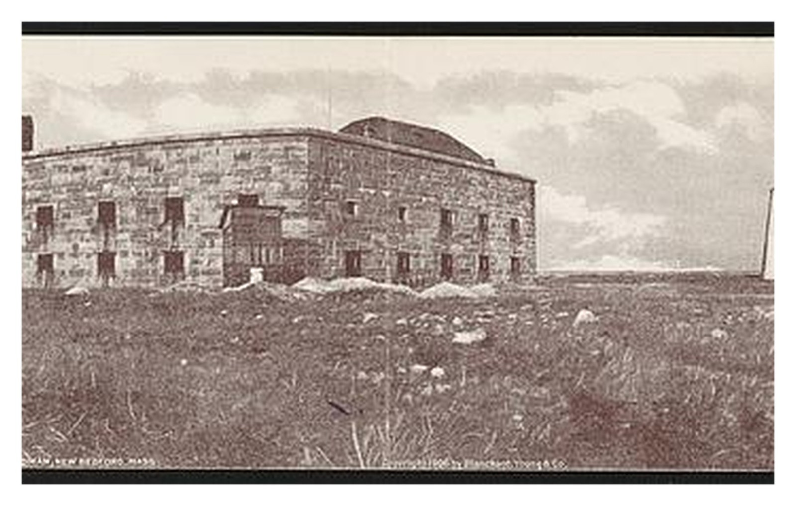 New Bedford Massachusetts Fort Rodman Standard Postcard
