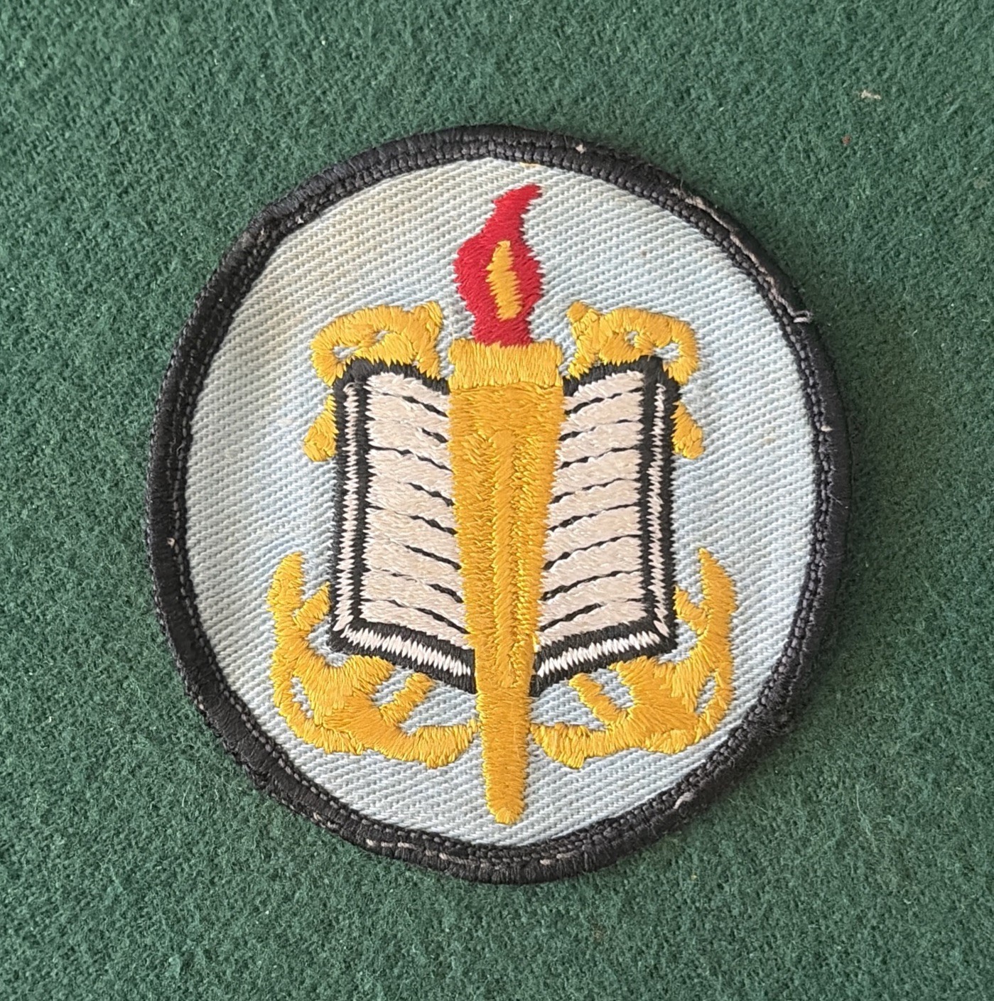 Vintage US Navy Academic Excellence Patch, School, Training, USN Military Vintage US Navy Academic Excellence Patch, School, Training, USN Military
