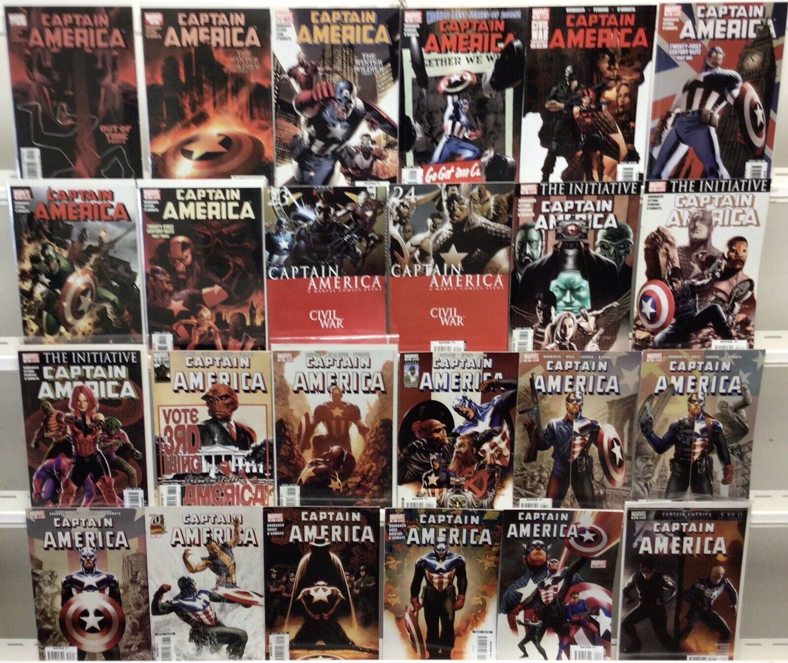 Marvel Comics Captain America 5th Series Comic Book Lot Of 24 Issues