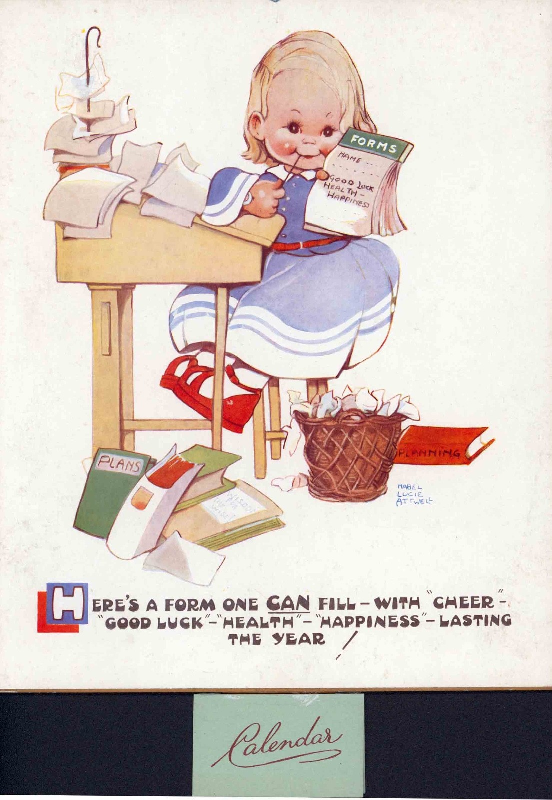 Mabel Lucie Attwell Calendar Mabel Lucie Attwell Calendar