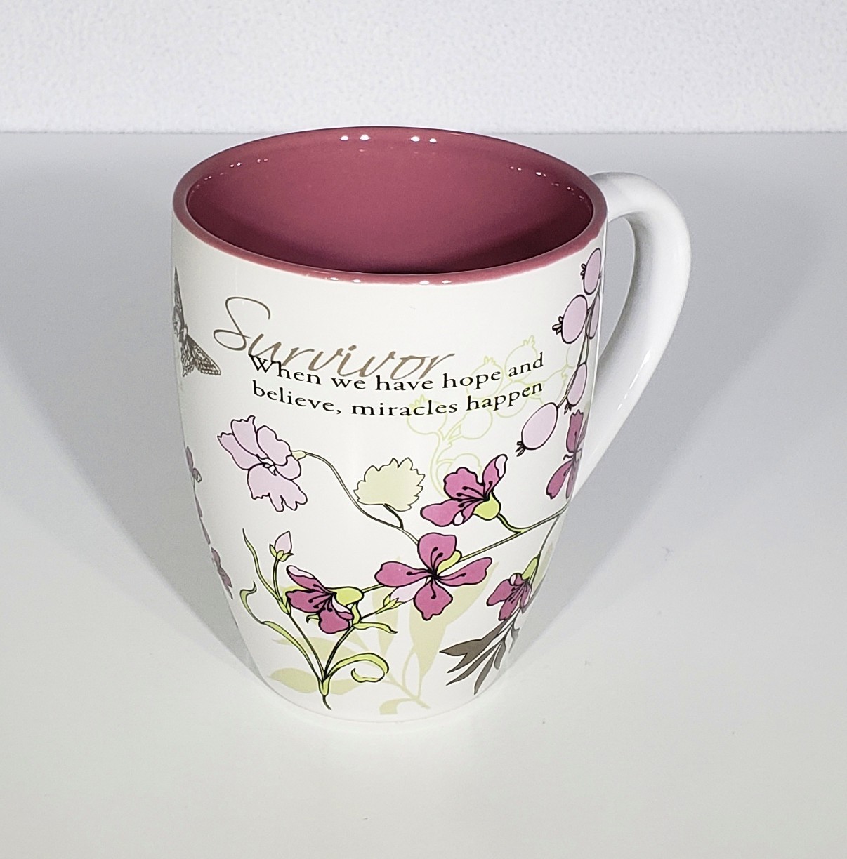 NEW Mark My Words You'll Love It Mug 20 oz Pavilion Gift Company Cancer Survivor