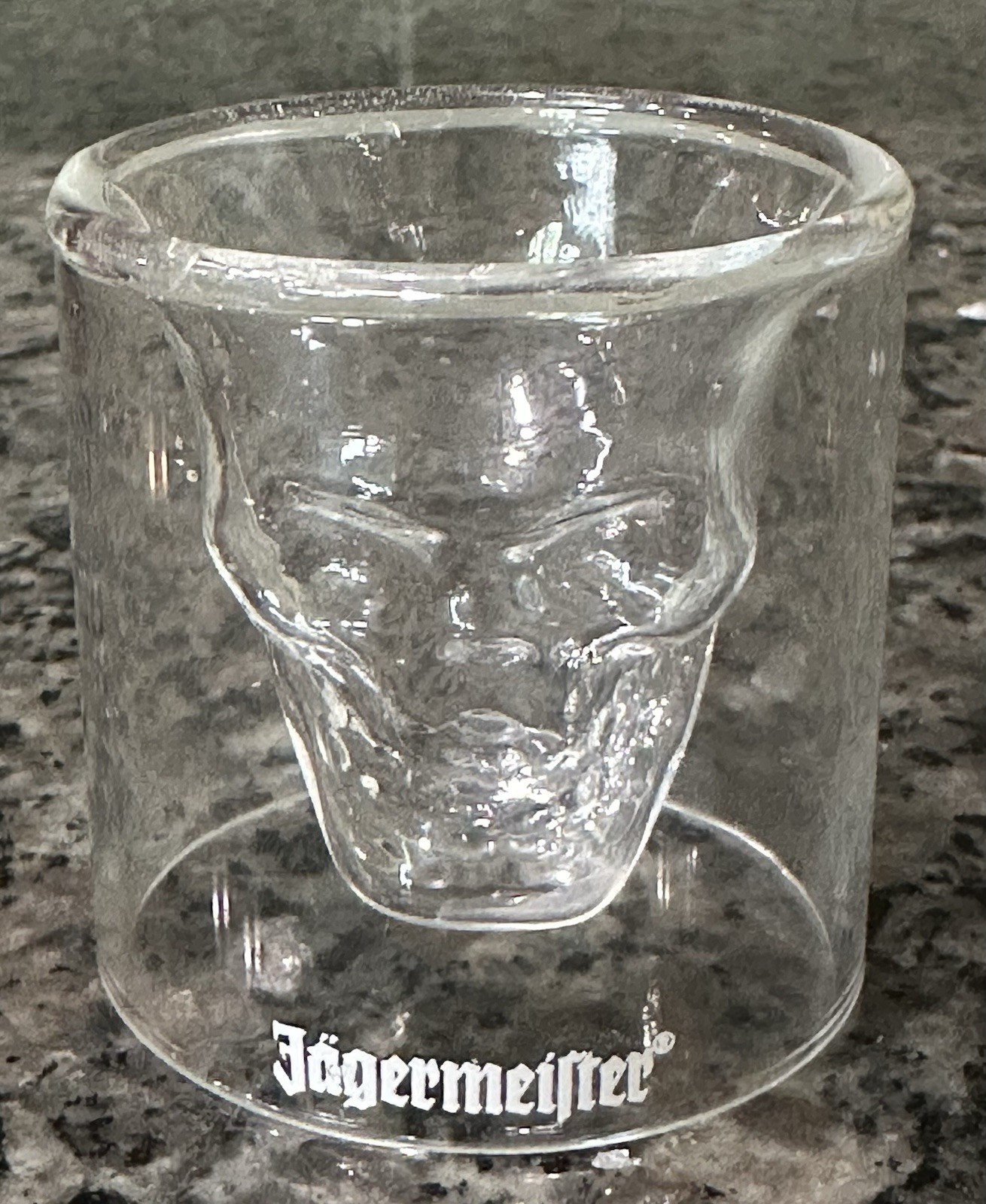Jägermeister Skull Shot Glass EUC