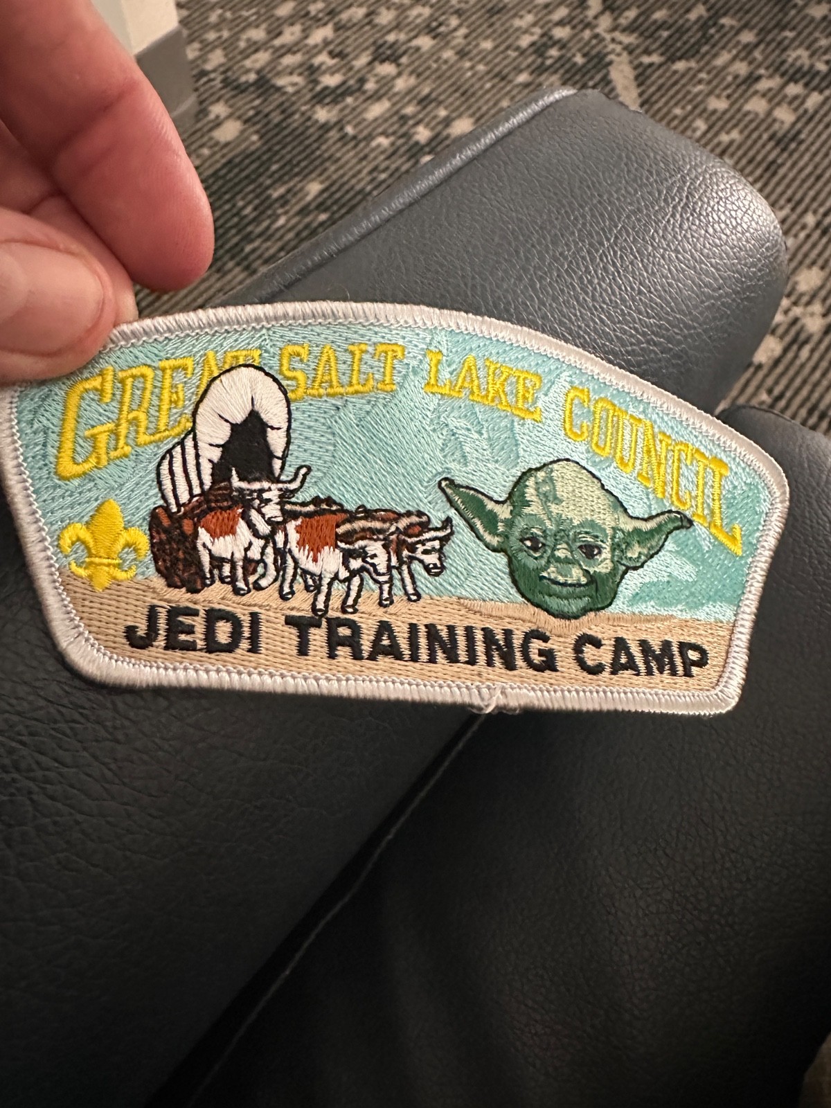 Star Wars BSA Great Salt Lake Council Yoda Jedi Trading Camp Mint CSP