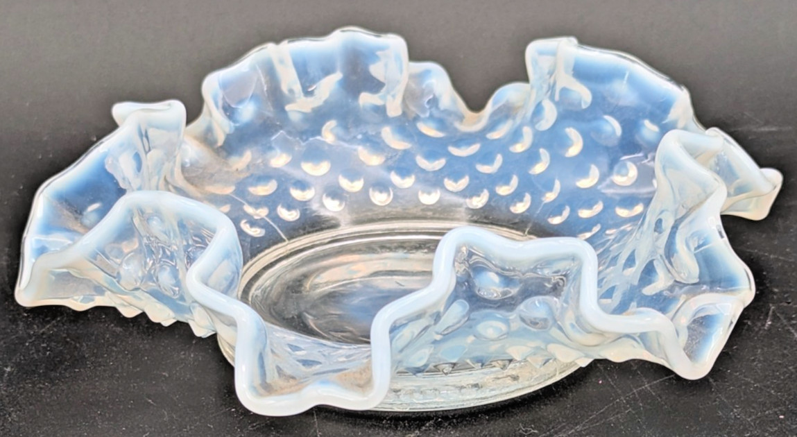 Fenton White Opalescent • 5 5/8 Fenton White Opalescent • 5 5/8
