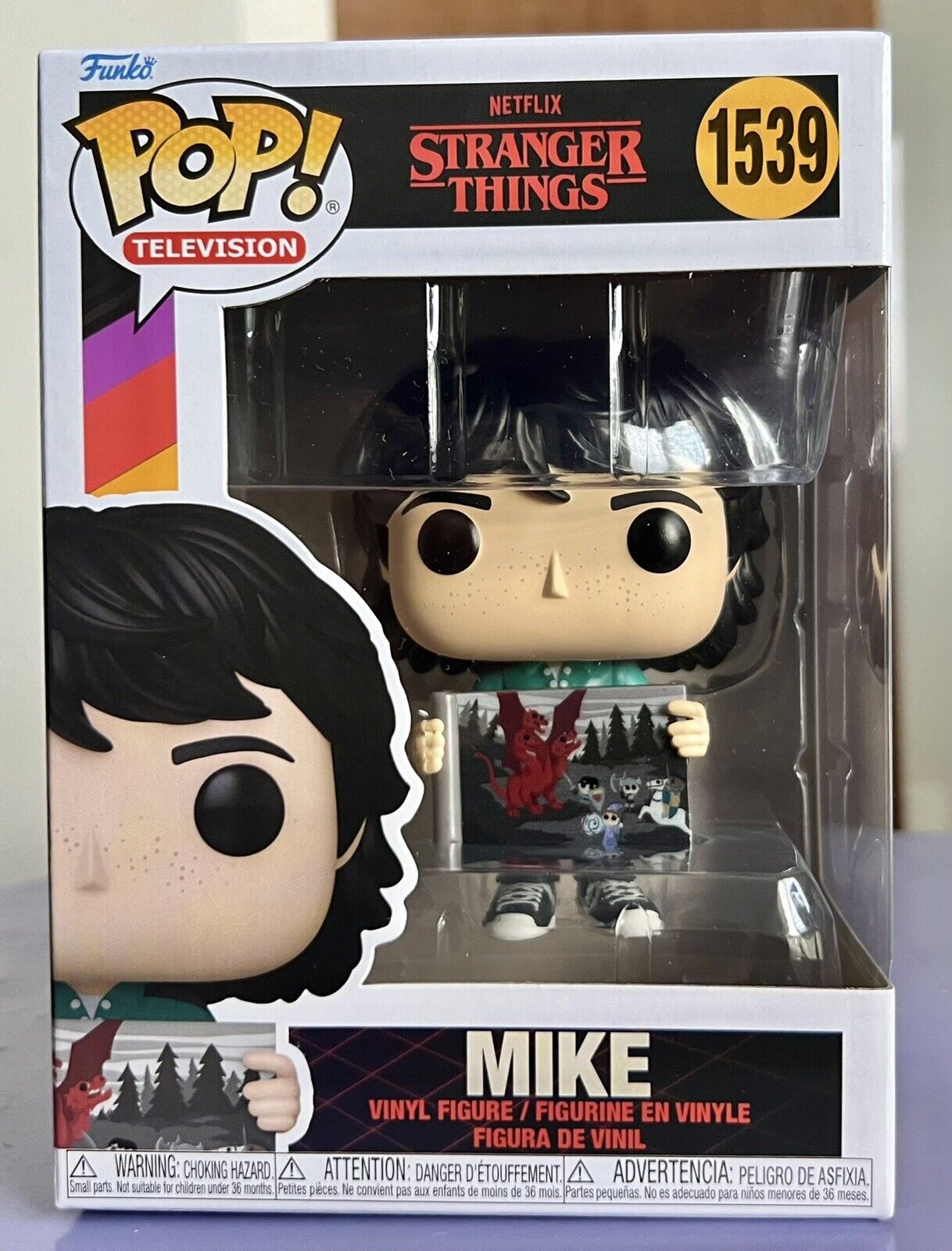 Funko Pop Television: MIKE WHEELER #1539 Stranger Things w/Protector