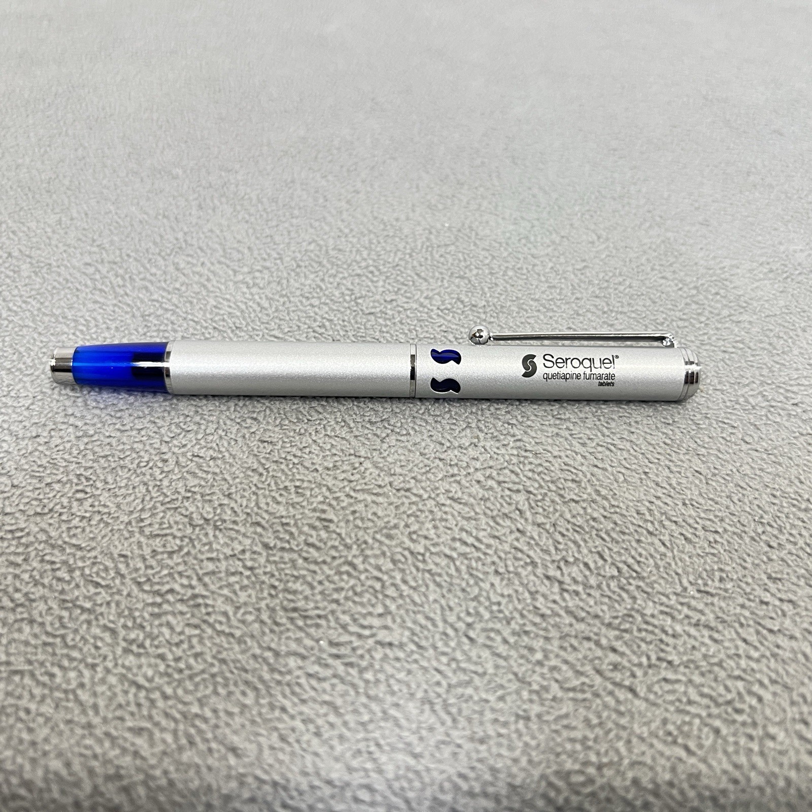 Seroquel Metal Cap PEN Drug Rep Pharmaceutical Promo Medical Advertising Seroquel Metal Cap PEN Drug Rep Pharmaceutical Promo Medical Advertising