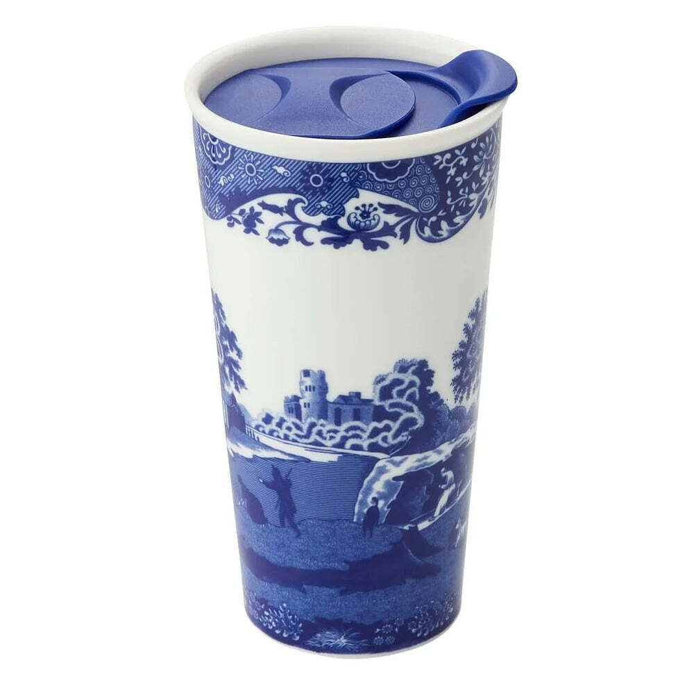 Blue Italian Travel Mug 8oz - Spode