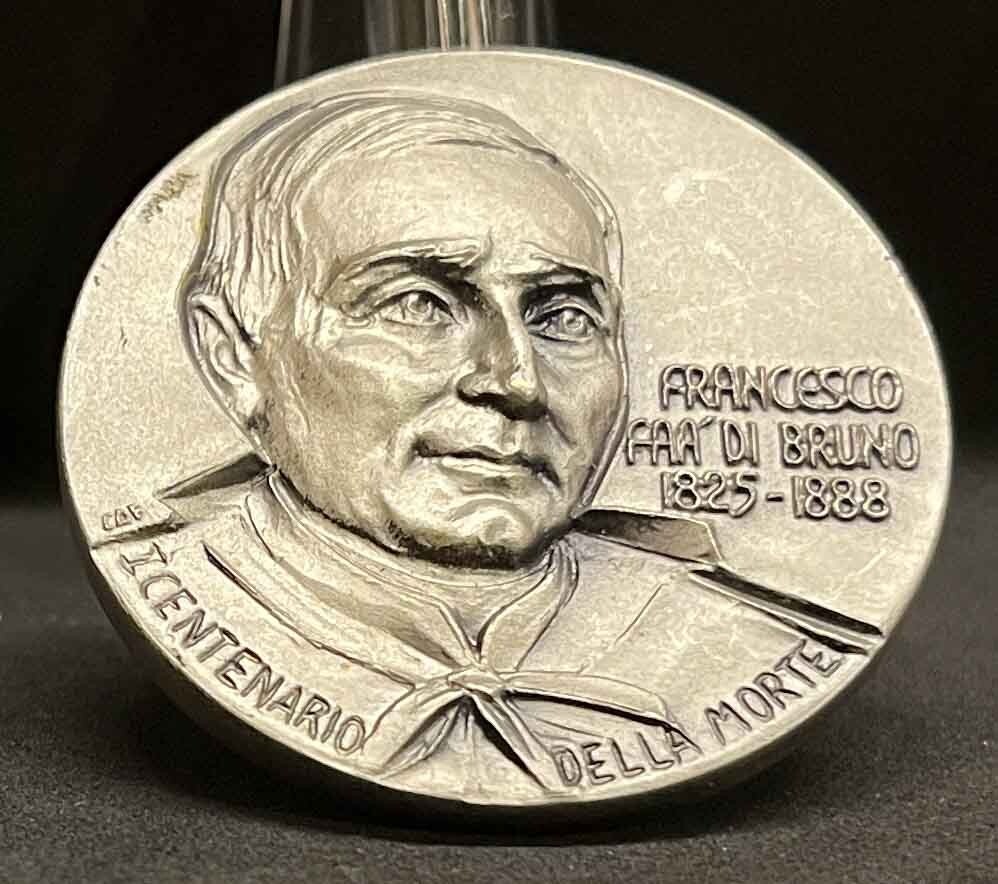Italy Turin 1988 Francis Faa´de Bruno soldier scientist priest with original box