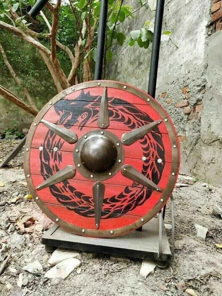 Shield Viking Wooden Heavy 24\