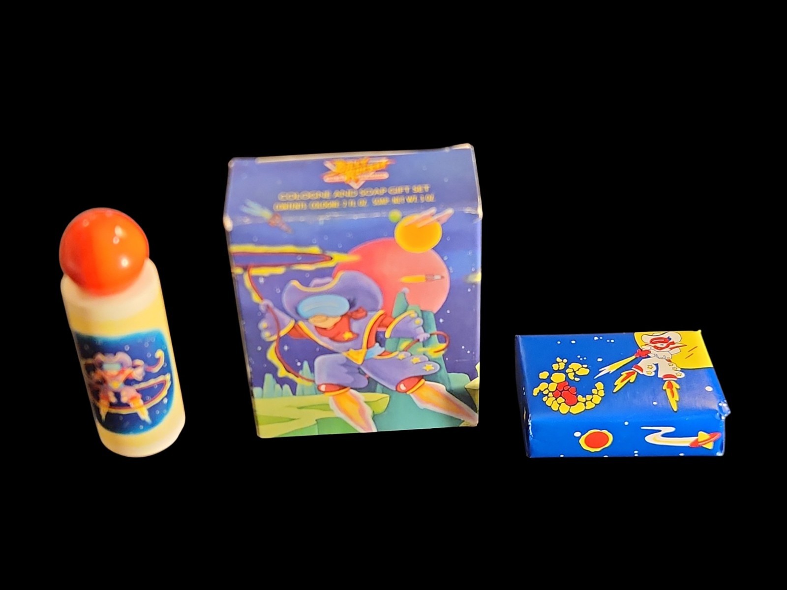 Vintage AVON Billy Rocket Cologne and Soap Gift Set in Original Box