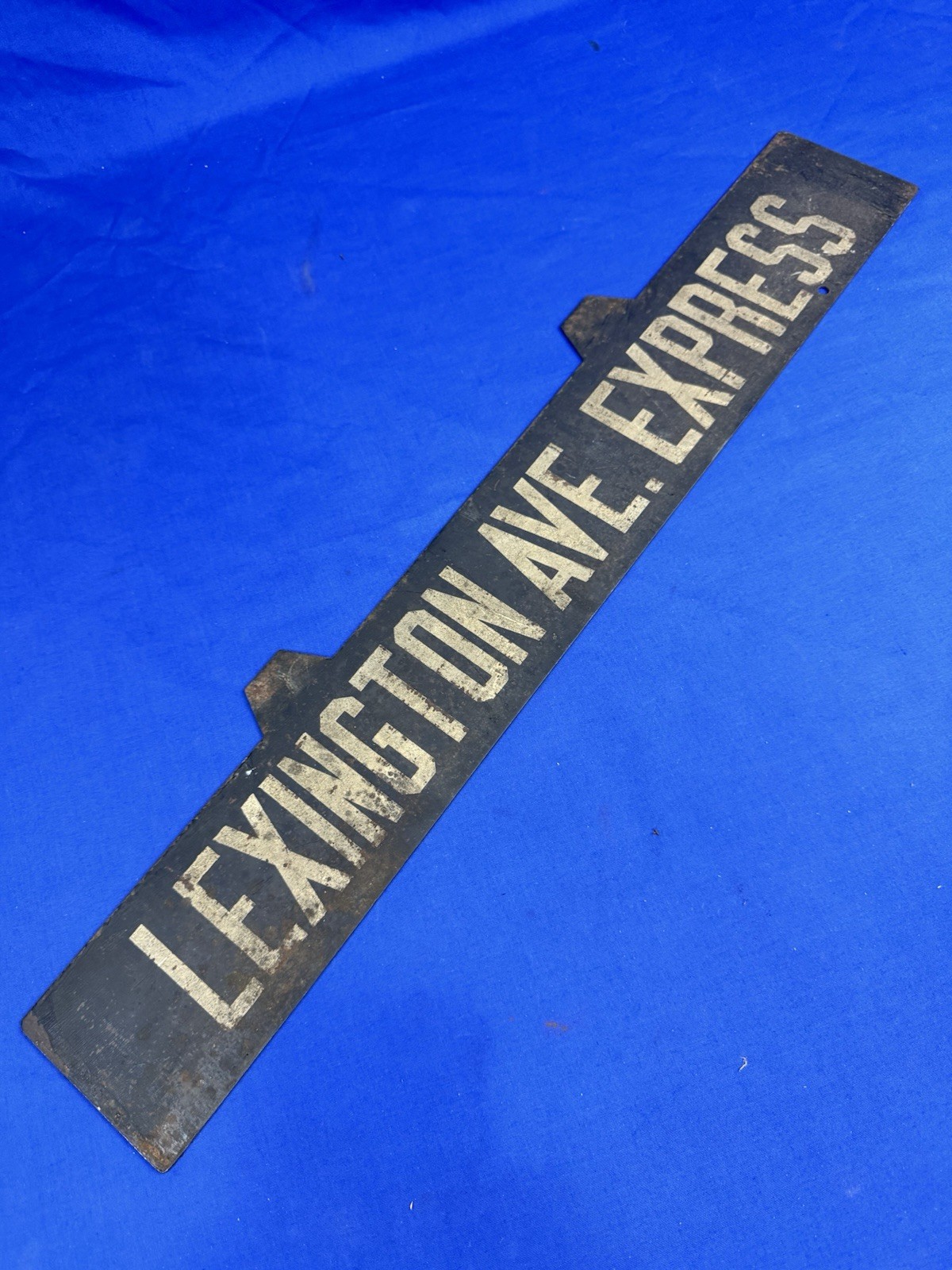 C.1925 NYC Subway Car Side Window Destination Plate LEXINGTON AVE. EXPRESS 25.5\ C.1925 NYC Subway Car Side Window Destination Plate LEXINGTON AVE. EXPRESS 25.5\