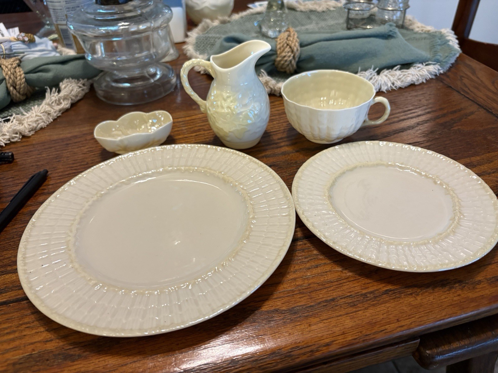 Small Lot Beleek Irish Porcelain 