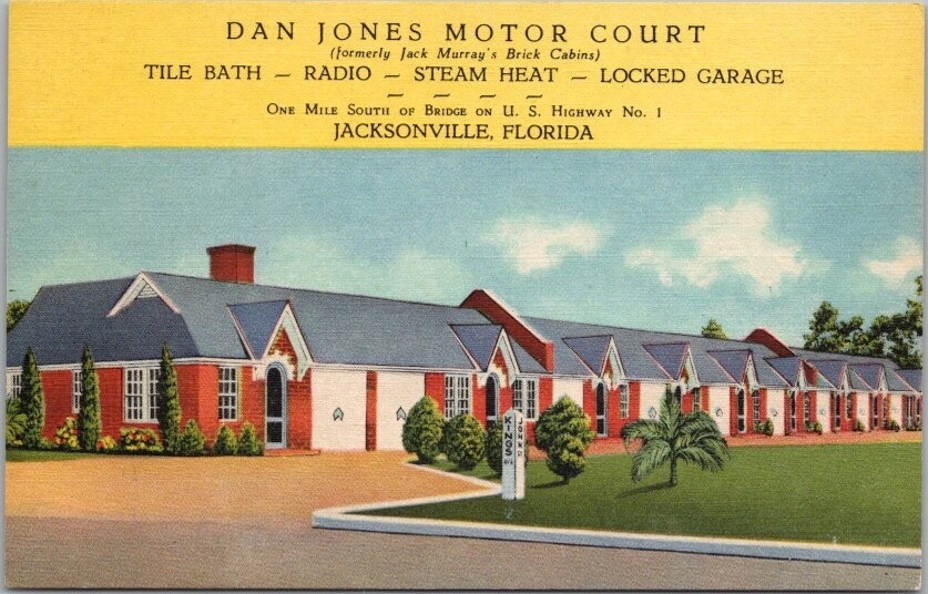 JACKSONVILLE, Florida Postcard 