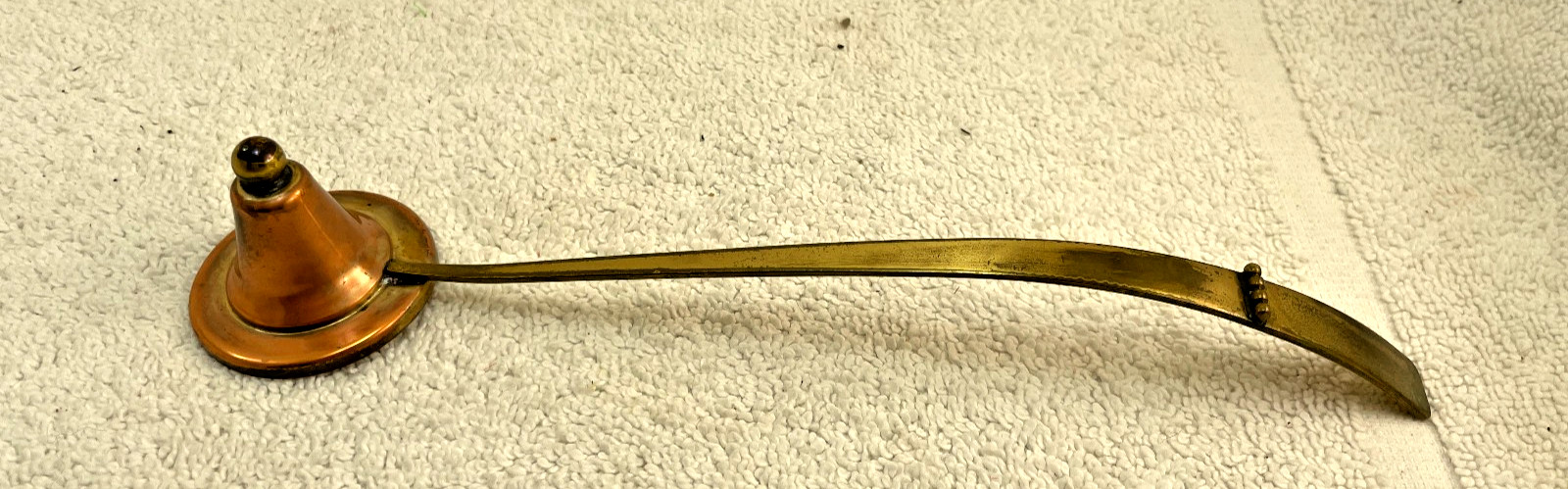 VTG Three Crowns & Copper Candle Snuffer Pottstown PA 10\
