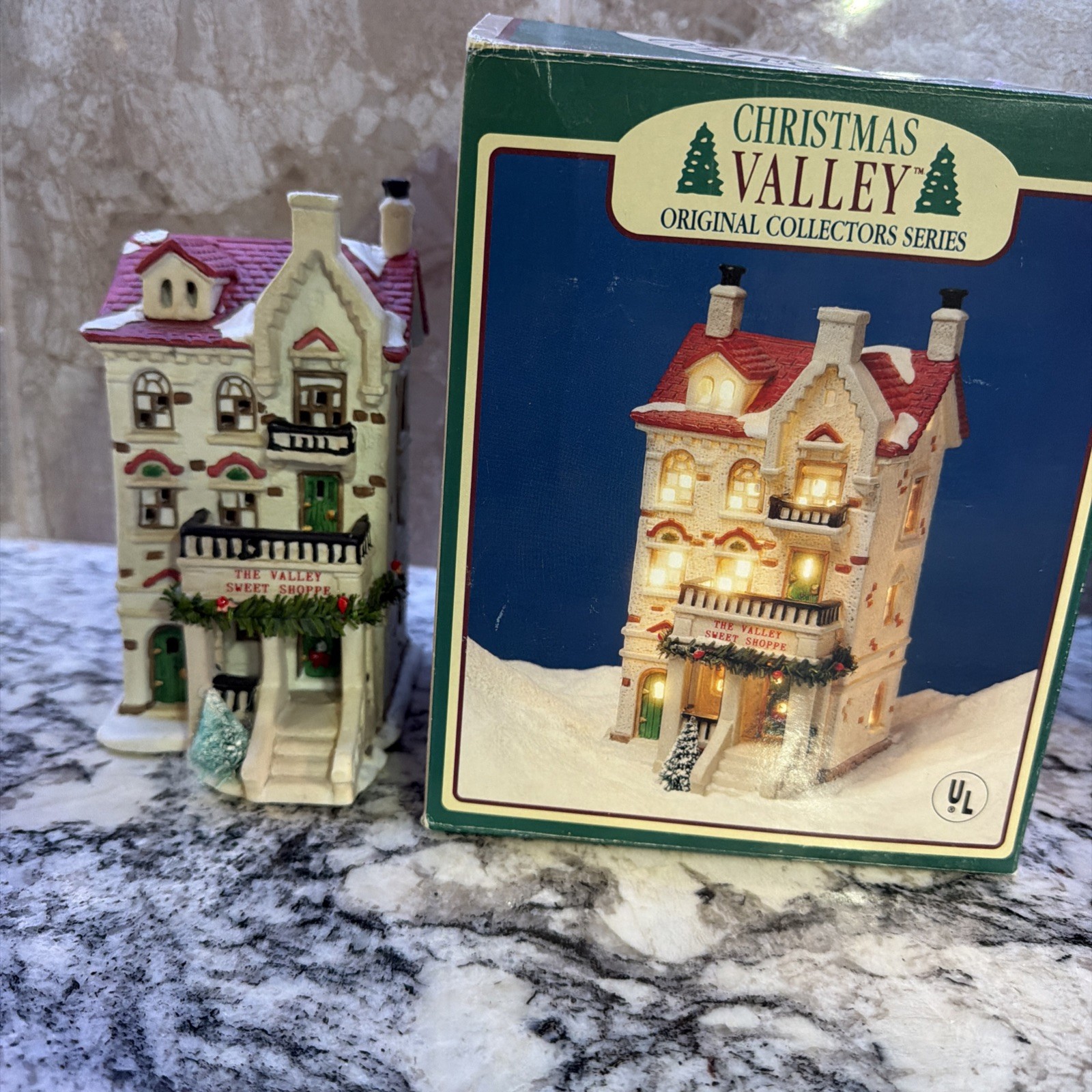 1994 Christmas Valley Christmas Village The Valley Sweet Shoppe Rare W/ Box