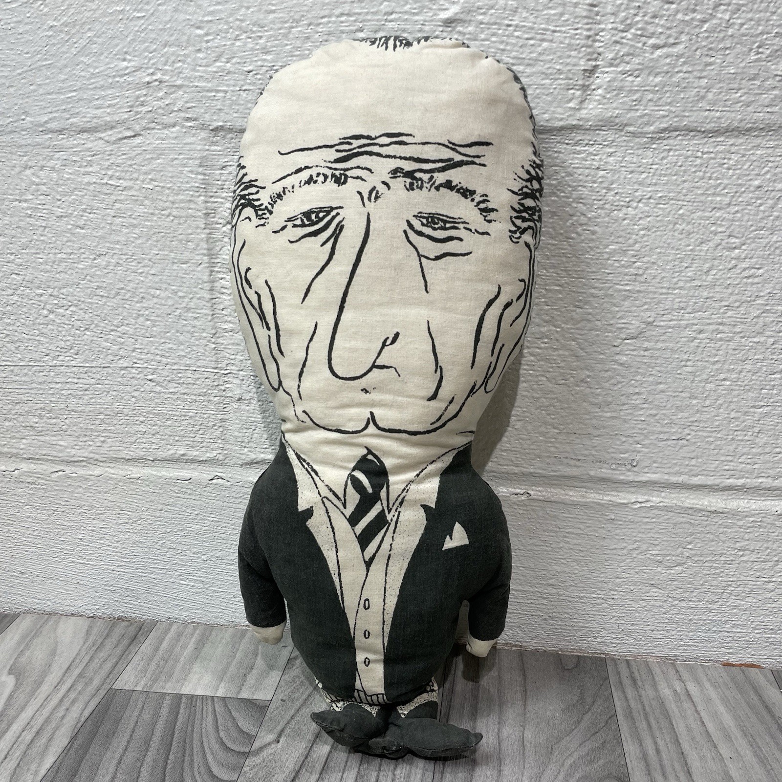 Vintage 1968 President LYNDON B JOHNSON LBJ Plush Doll DyBall RARE Collectible