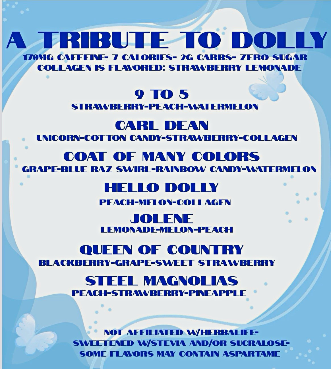 A Tribute to Dolly Loaded Tea Powder Mix Zero Sugar A Tribute to Dolly Loaded Tea Powder Mix Zero Sugar