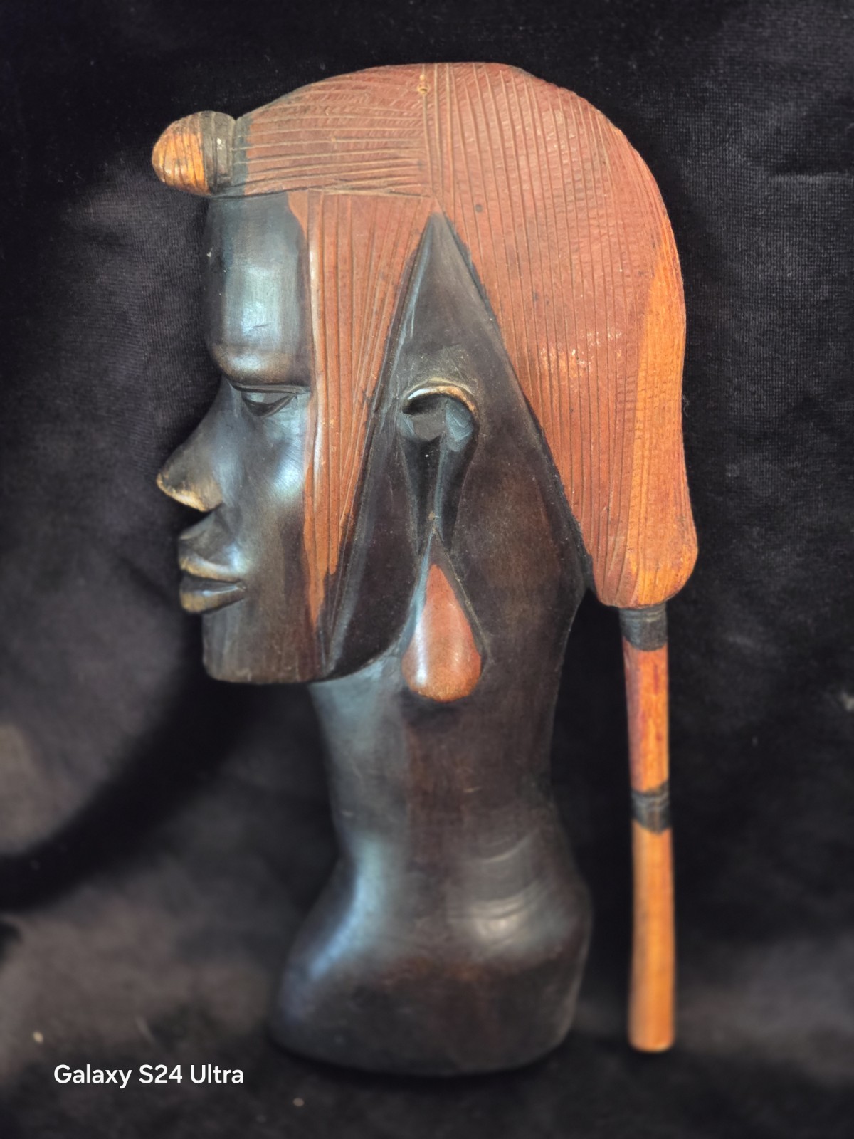 Handcarved Wooden African Tribal Mask 10 Inch Decor