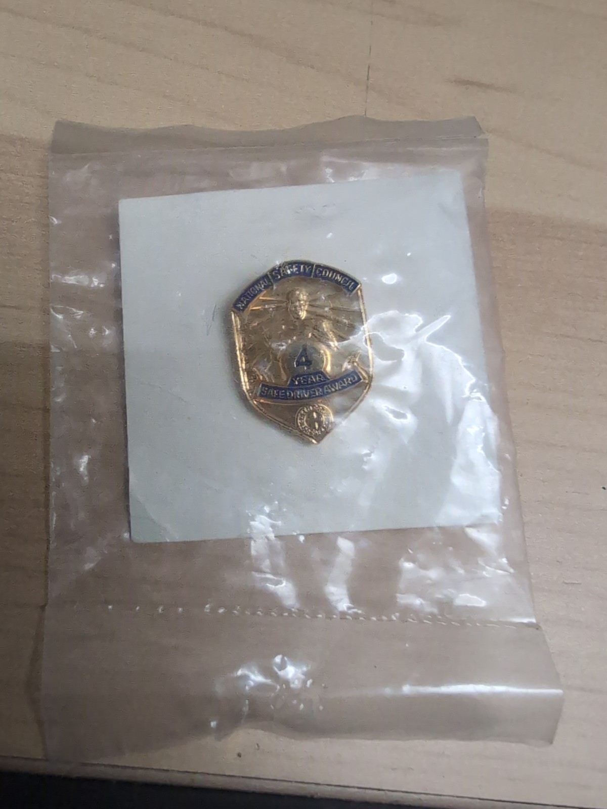 Vintage National Safety Council 4 Year Safe Driver Award Lapel Hat Pin New Vintage National Safety Council 4 Year Safe Driver Award Lapel Hat Pin New