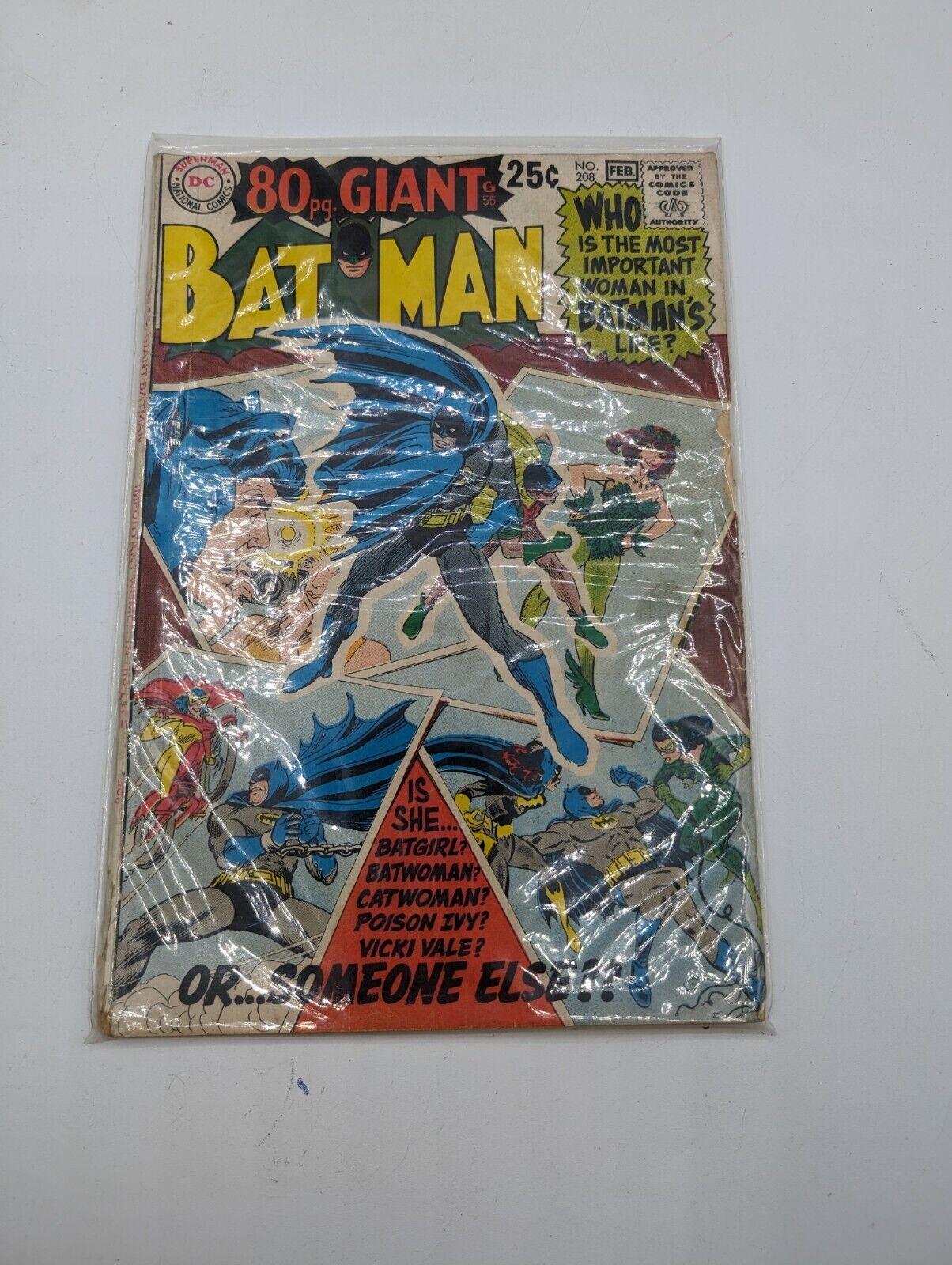Batman #208 DC Comics 80 Page Giant 1968