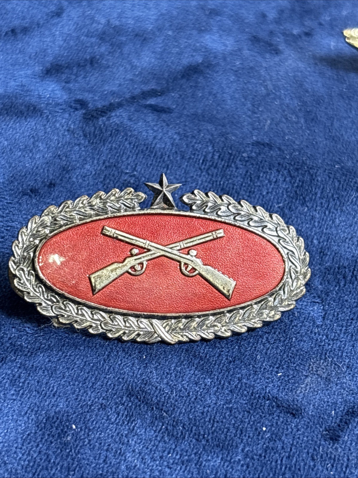 Rare Colombian Korea War Officer Combat Infantry Badge CIB Star Colombia Army