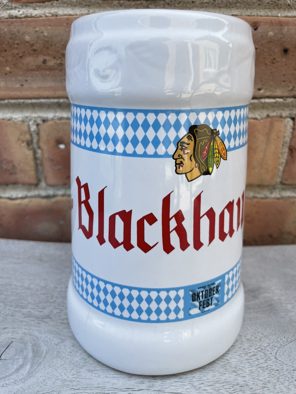 🔥 2019 • Chicago Blackhawks • Oktoberfest Stein • Limited Edition • Rare