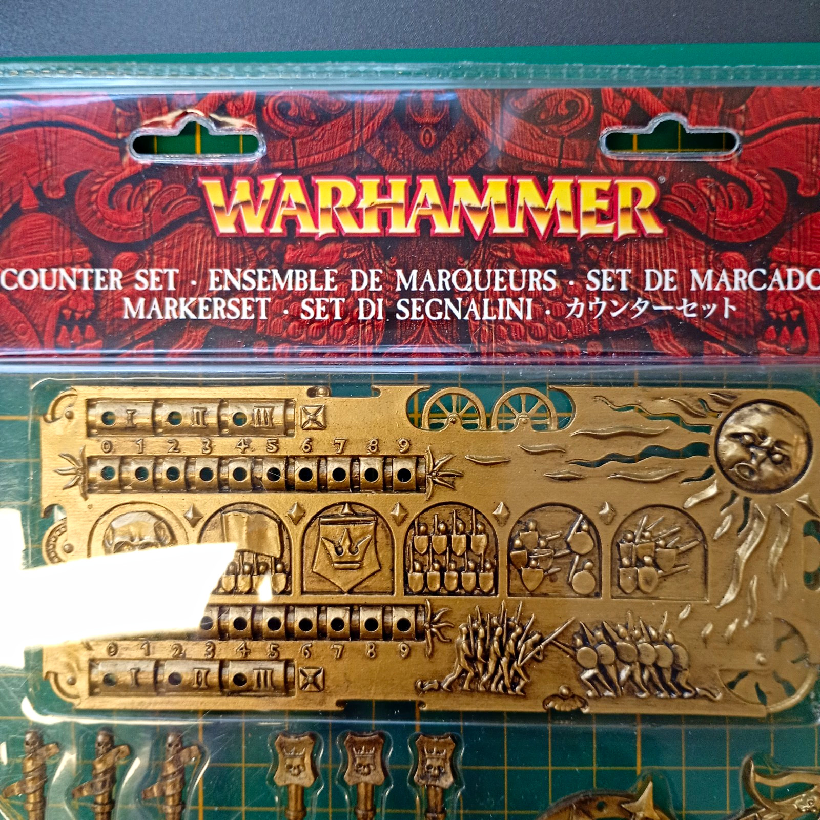 Warhammer Fantasy Battles Counter Set/Marker Set Gold, Manufacturer No. 65-09