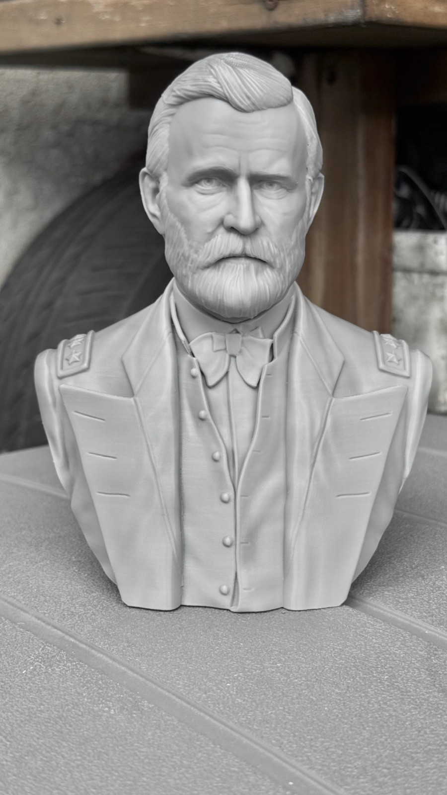Ulysses S Grant Bust Statue US President Civil War General 3D Printed