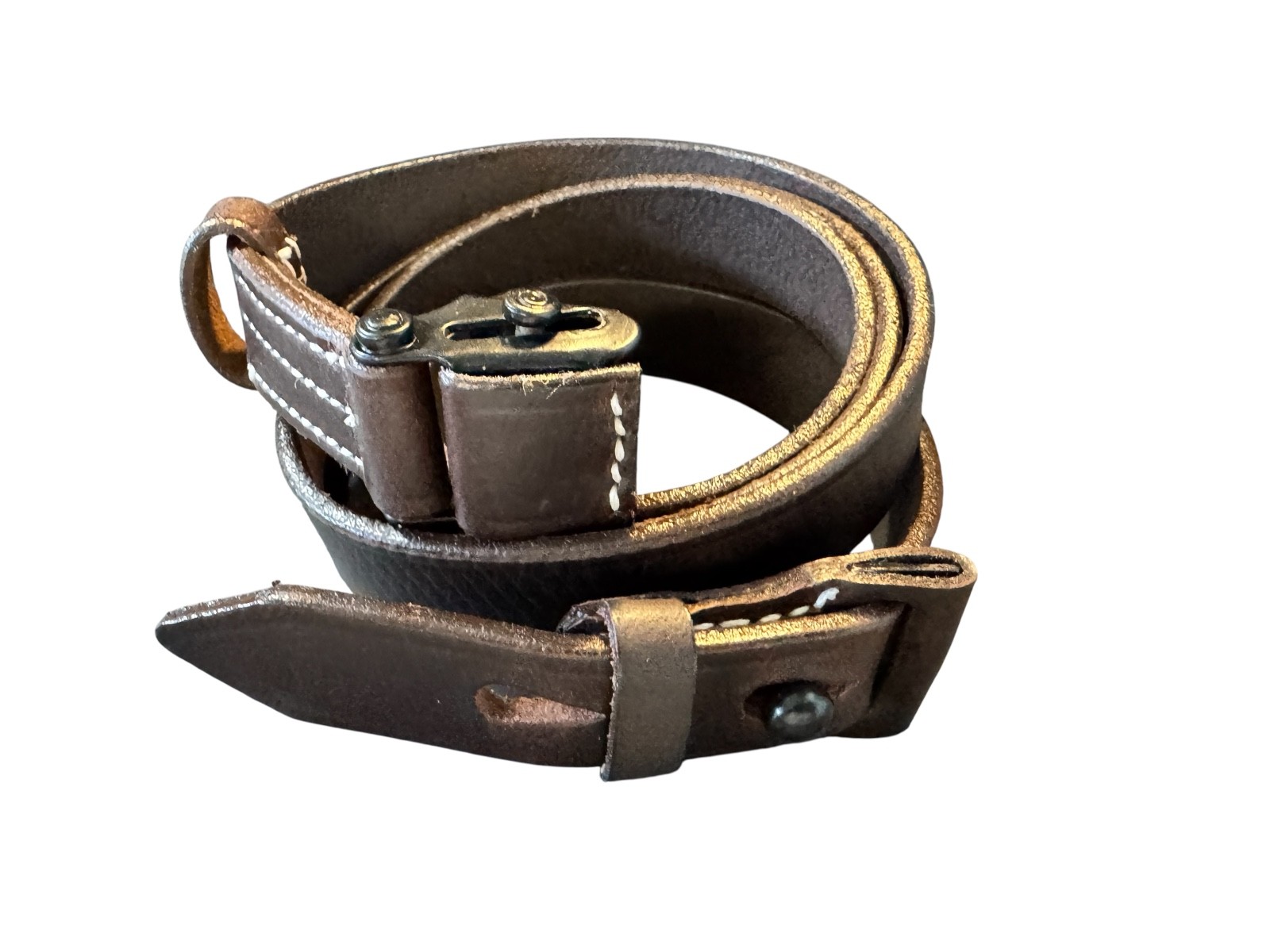 German WWII Mauser K98 / 98K Rifle Leather Sling German WWII Mauser K98 / 98K Rifle Leather Sling