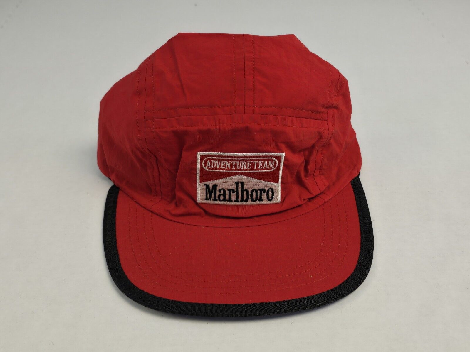 VTG Marlboro Adventure Team Embroidered Snapback Hat Cap Strapback Red Cycling