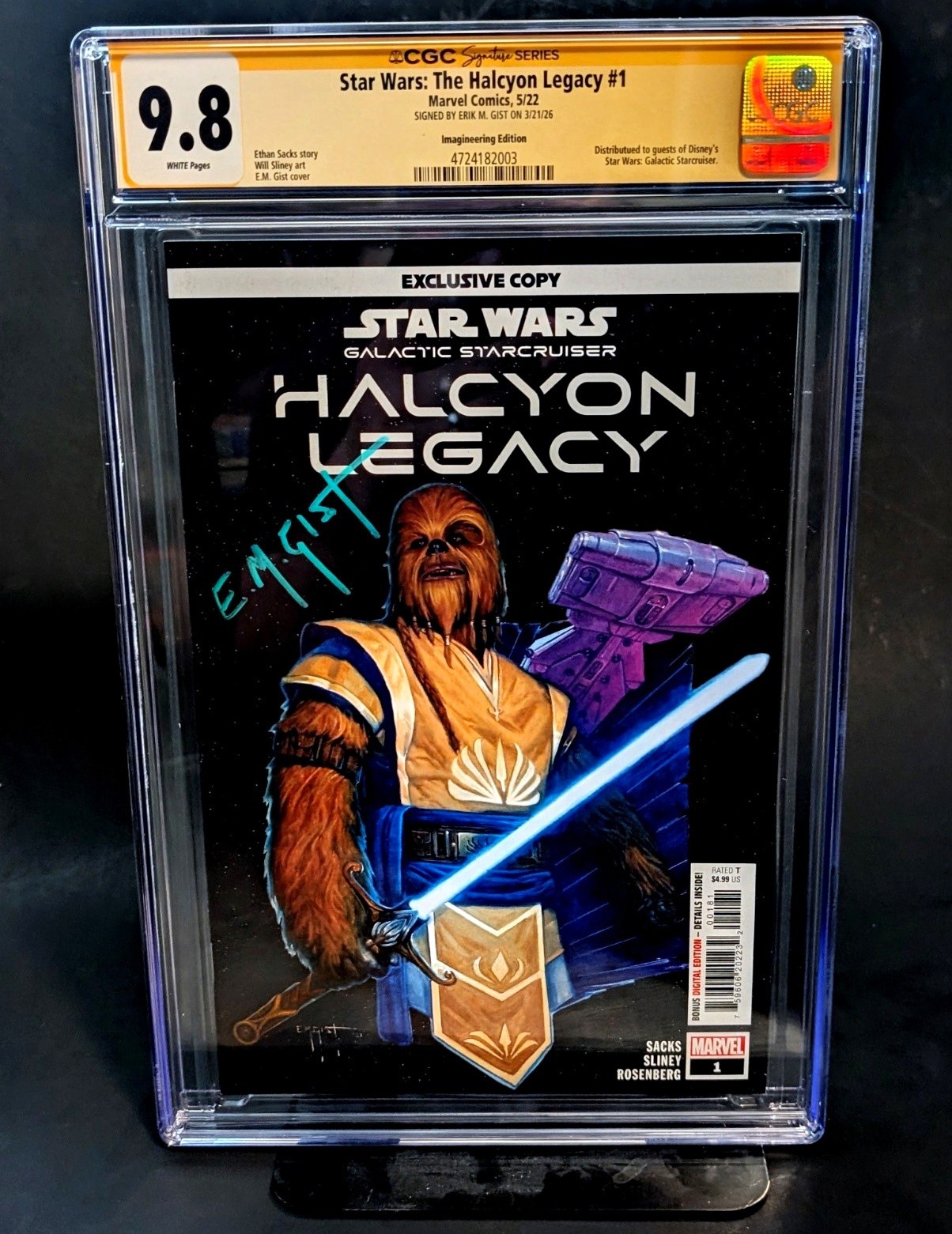 Marvel Star Wars: The Halcyon Legacy #1 (2022) CGC 9.8 Imagengineering Signed