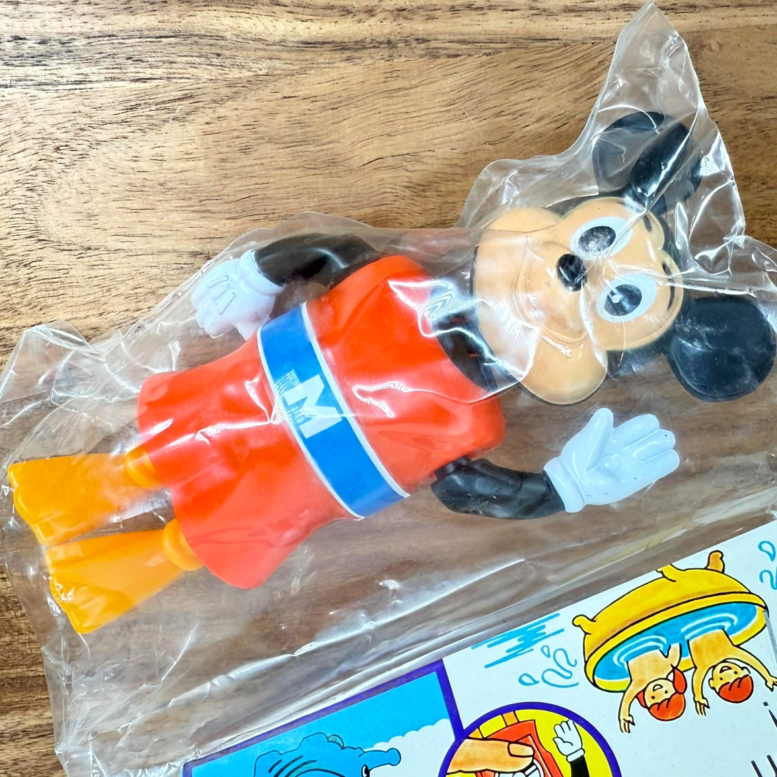 Mickey Mouse Swim Toy TOMY Walt Disney Productions Tiny Swimmers NOS New