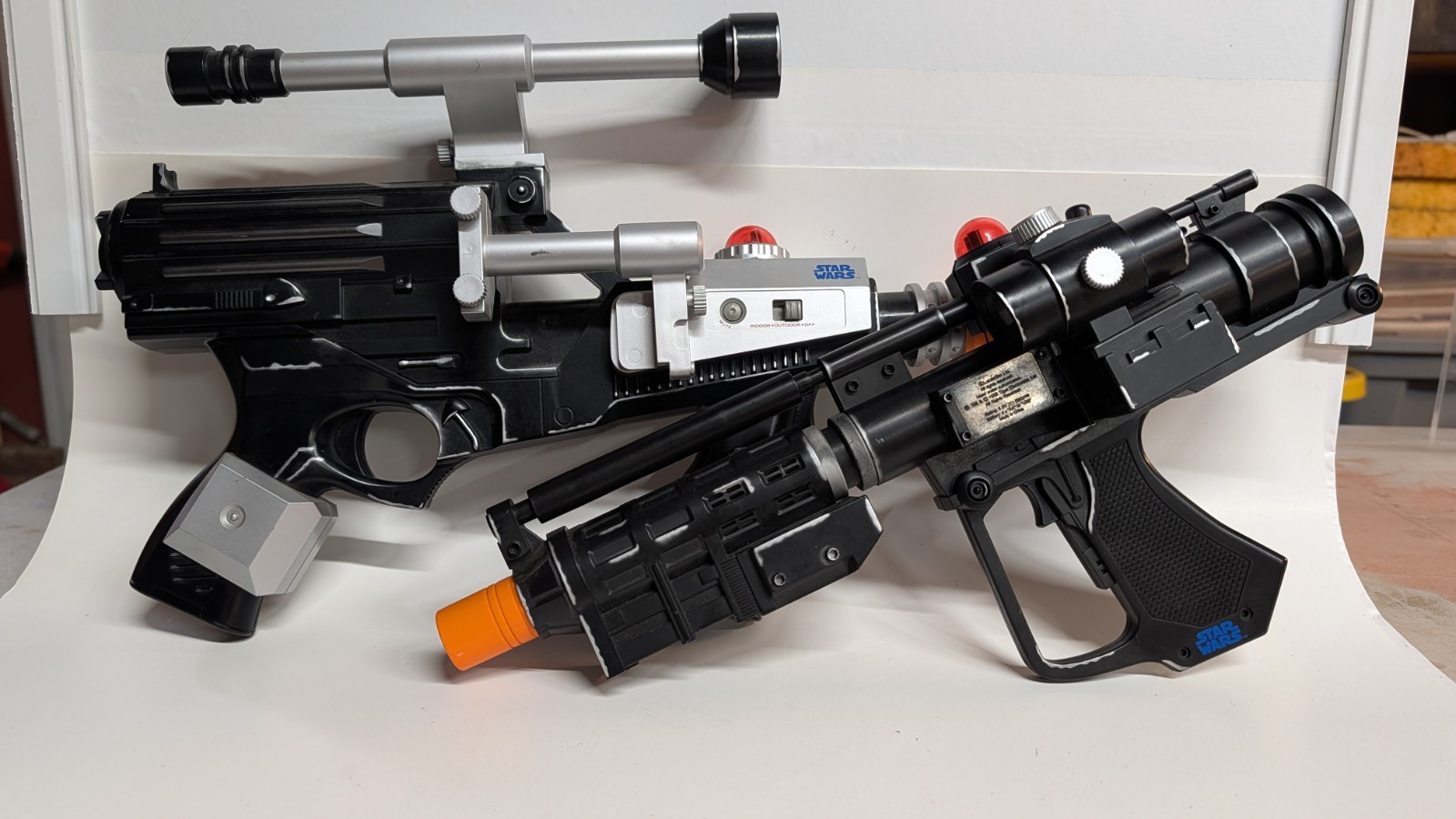 “Vintage 1999 Tiger Star Wars Episode I Naboo Assault Set Lazer Tag Blasters “Vintage 1999 Tiger Star Wars Episode I Naboo Assault Set Lazer Tag Blasters
